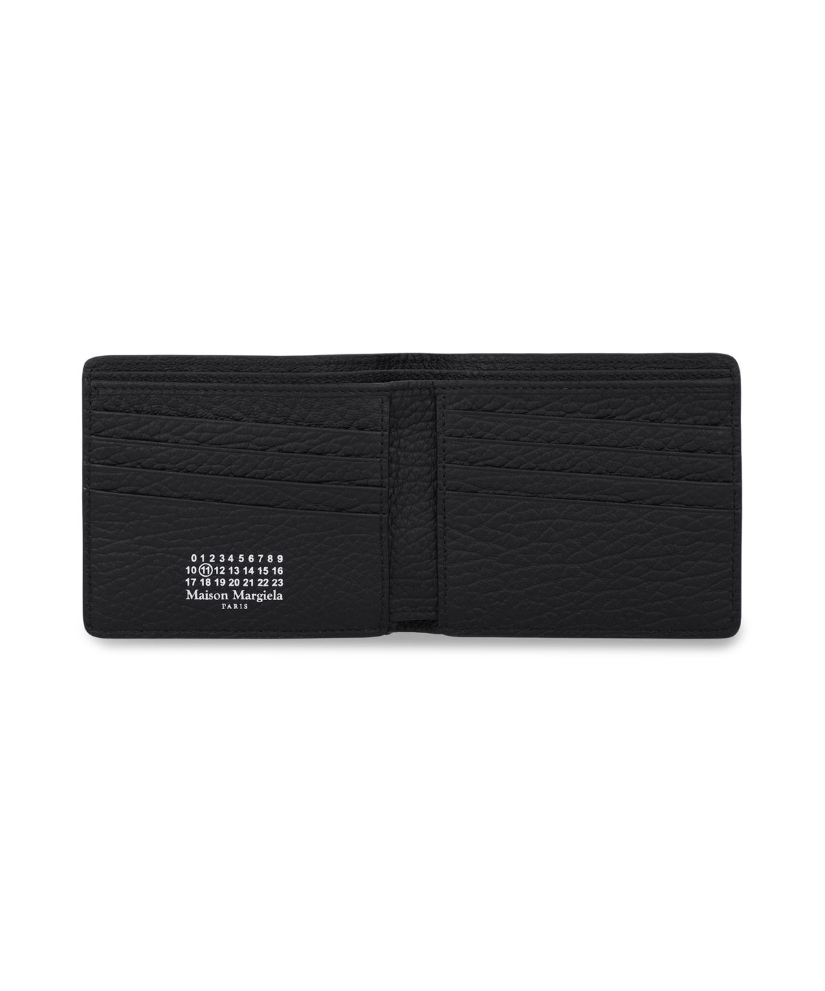 메종 마르지엘라(MAISON MARGIELA) 4 스티치 슬림 2 바이폴드 반지갑 - 블랙 / SA1UI0016P4455T8013