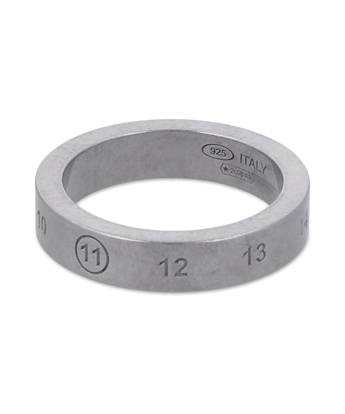 메종 마르지엘라(MAISON MARGIELA) 뉴메리컬 4MM 반지 - 실버 / SM1UQ0128P9246121