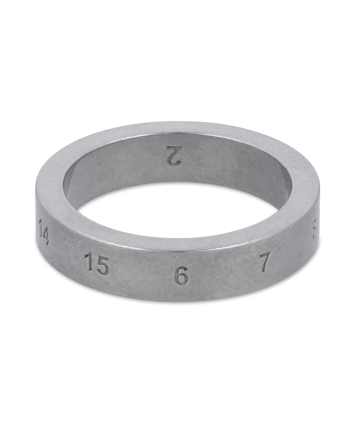 메종 마르지엘라(MAISON MARGIELA) 뉴메리컬 4MM 반지 - 실버 / SM1UQ0128P9246121