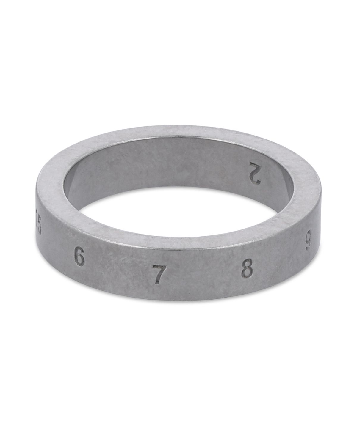 메종 마르지엘라(MAISON MARGIELA) 뉴메리컬 4MM 반지 - 실버 / SM1UQ0128P9246121