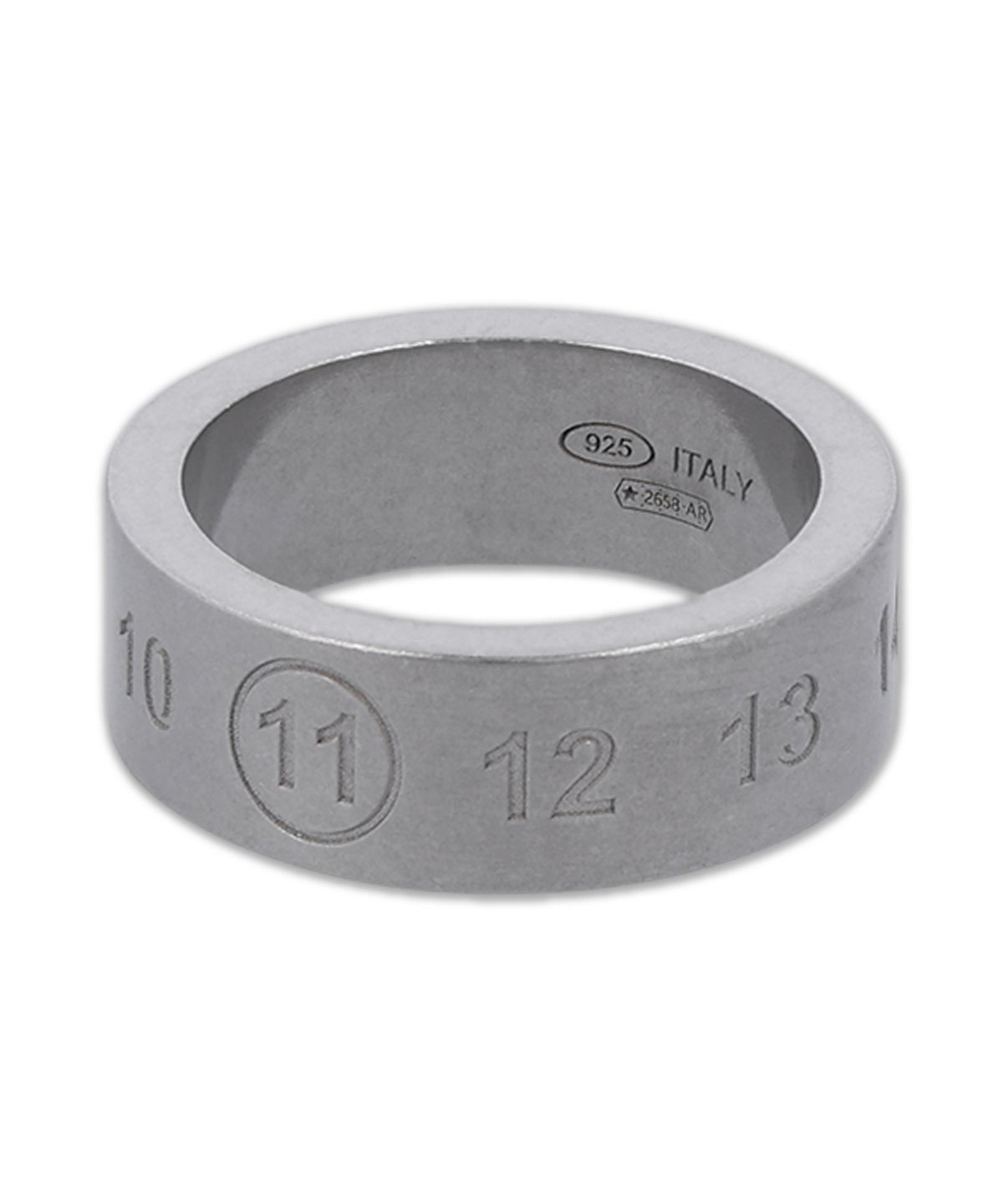 메종 마르지엘라(MAISON MARGIELA) 뉴메리컬 6.5MM 반지 - 실버 / SM1UQ0129P9246121