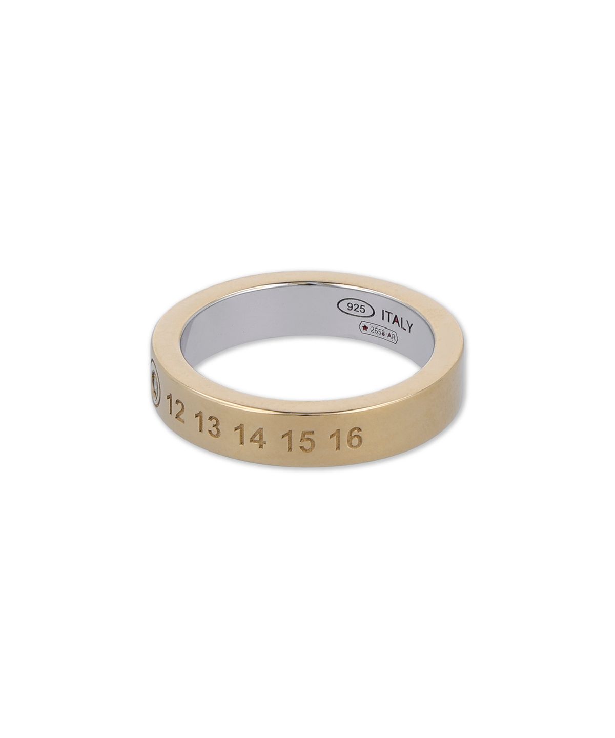 메종 마르지엘라(MAISON MARGIELA) 뉴메리컬 랩 그로운 다이아몬드 4MM 반지 - 골드 / SM1UQ0121P8864702