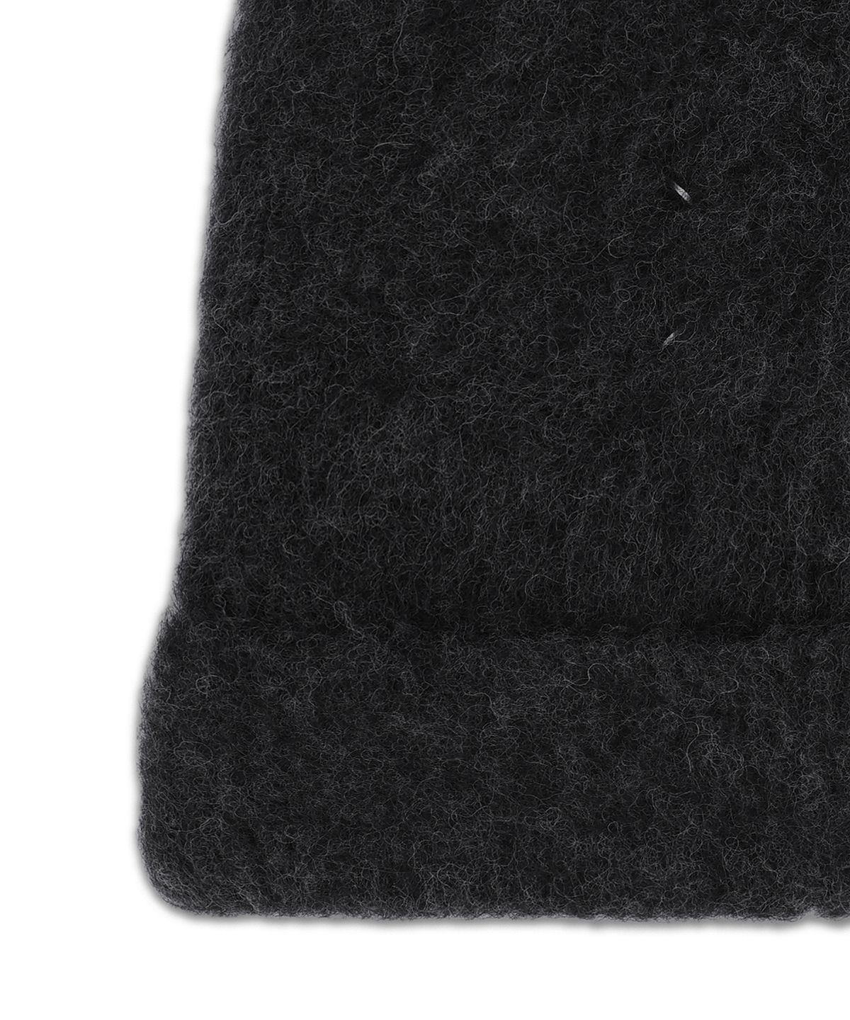 메종 마르지엘라(MAISON MARGIELA) 4 스티치 알파카 울 브러시드 비니 비니 - 차콜 그레이 / S50TB0024M13314855M