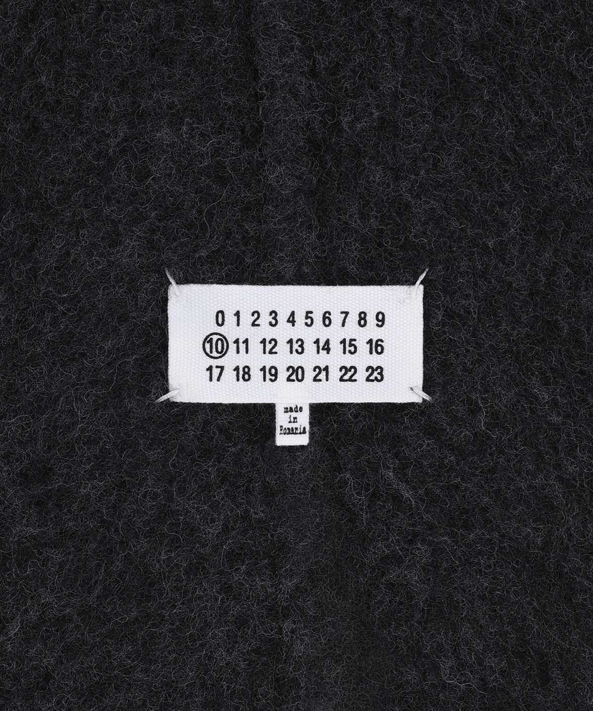 메종 마르지엘라(MAISON MARGIELA) 4 스티치 알파카 울 브러시드 비니 비니 - 차콜 그레이 / S50TB0024M13314855M