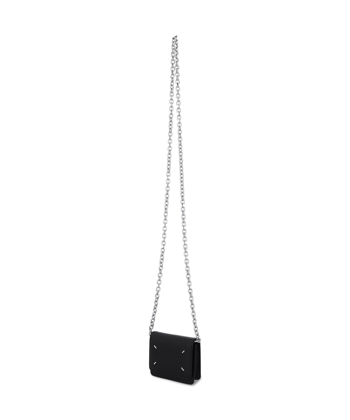 메종 마르지엘라(MAISON MARGIELA) 4 스티치 체인 지갑 - 블랙 / SA3UI0009P4455T8013
