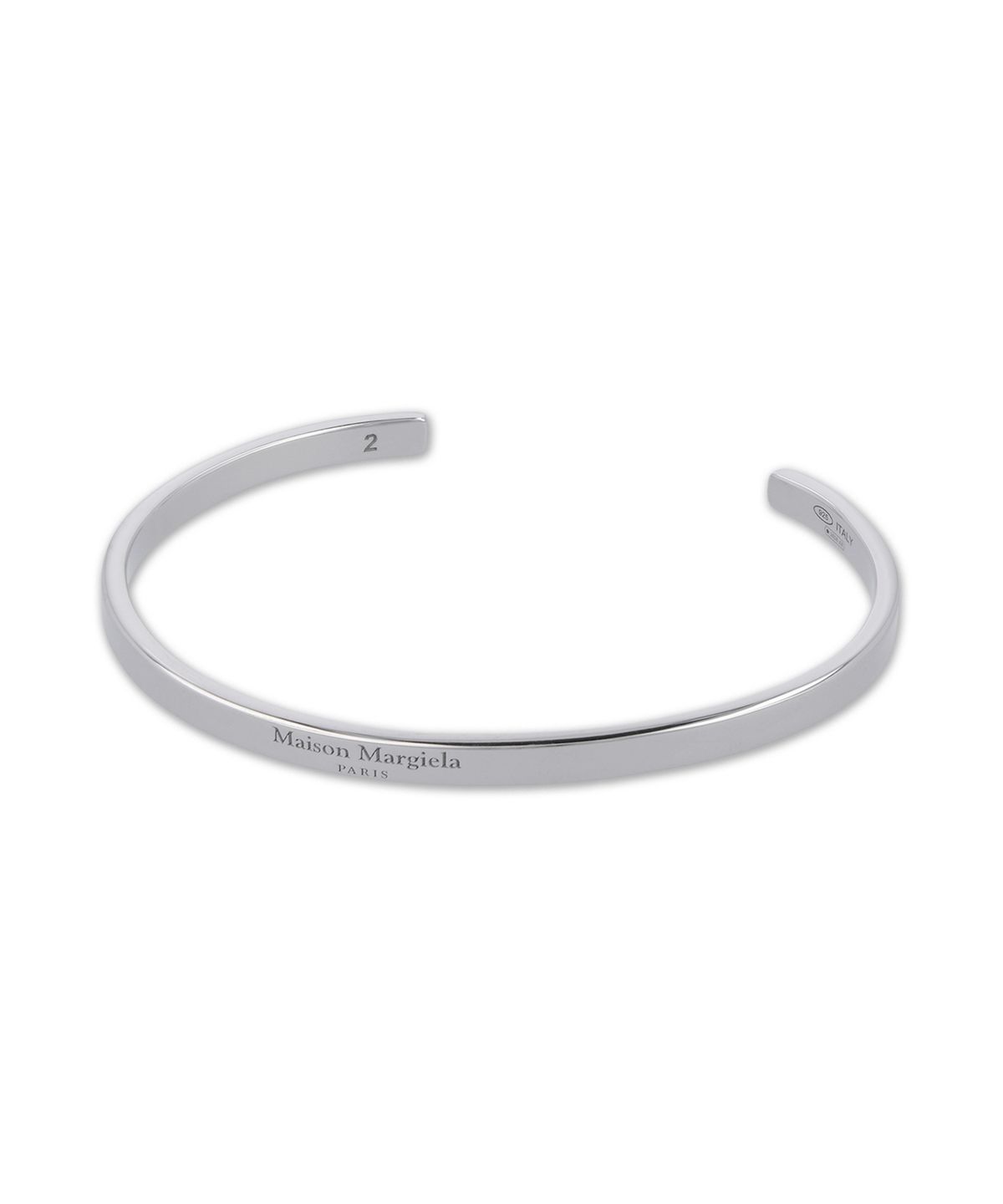 메종 마르지엘라(MAISON MARGIELA) 로고 레퍼런스 4MM 귀걸이 - 실버 / SM1UY0103P8865102