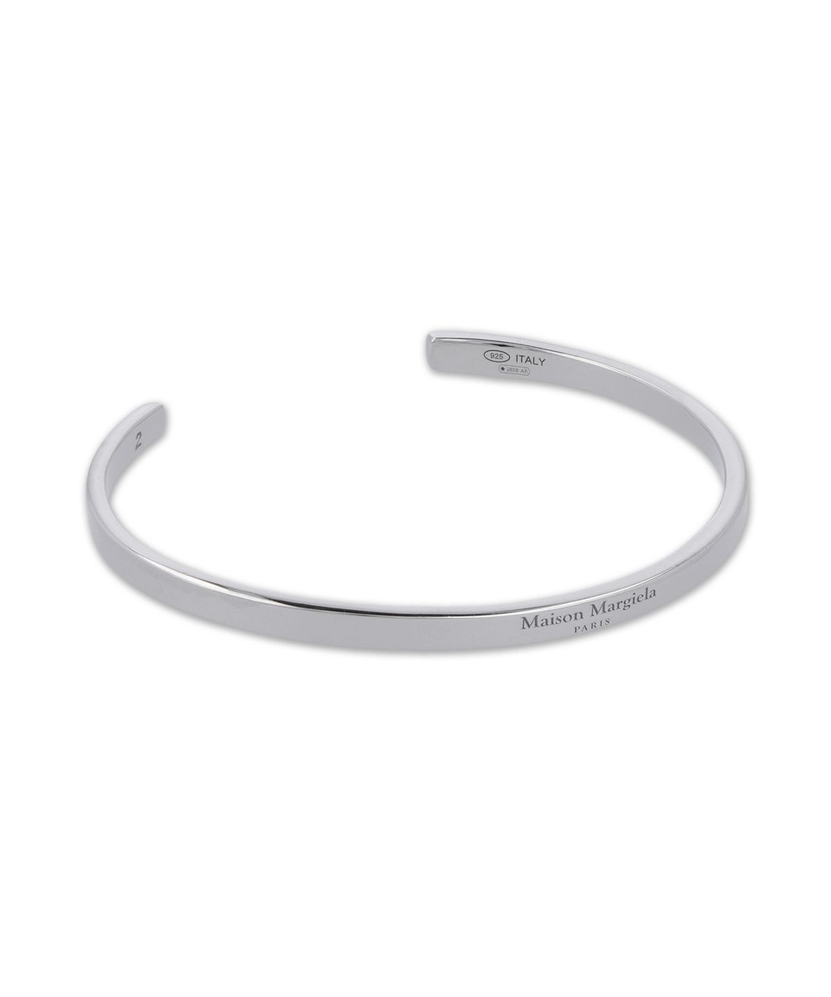 메종 마르지엘라(MAISON MARGIELA) 로고 레퍼런스 4MM 귀걸이 - 실버 / SM1UY0103P8865102