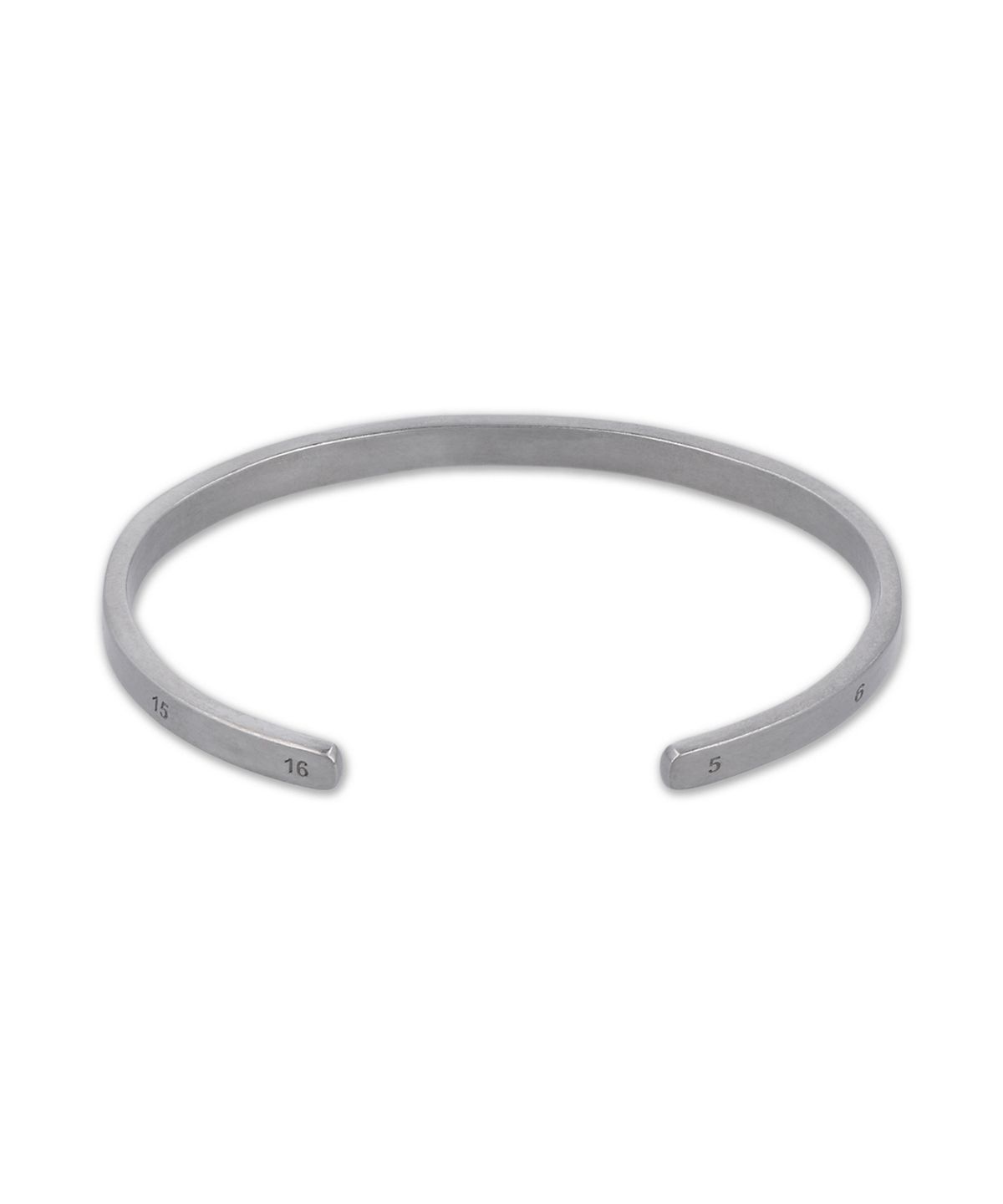 메종 마르지엘라(MAISON MARGIELA) 뉴메리컬 4MM 팔찌 - 실버 / SM1UY0107P9246121