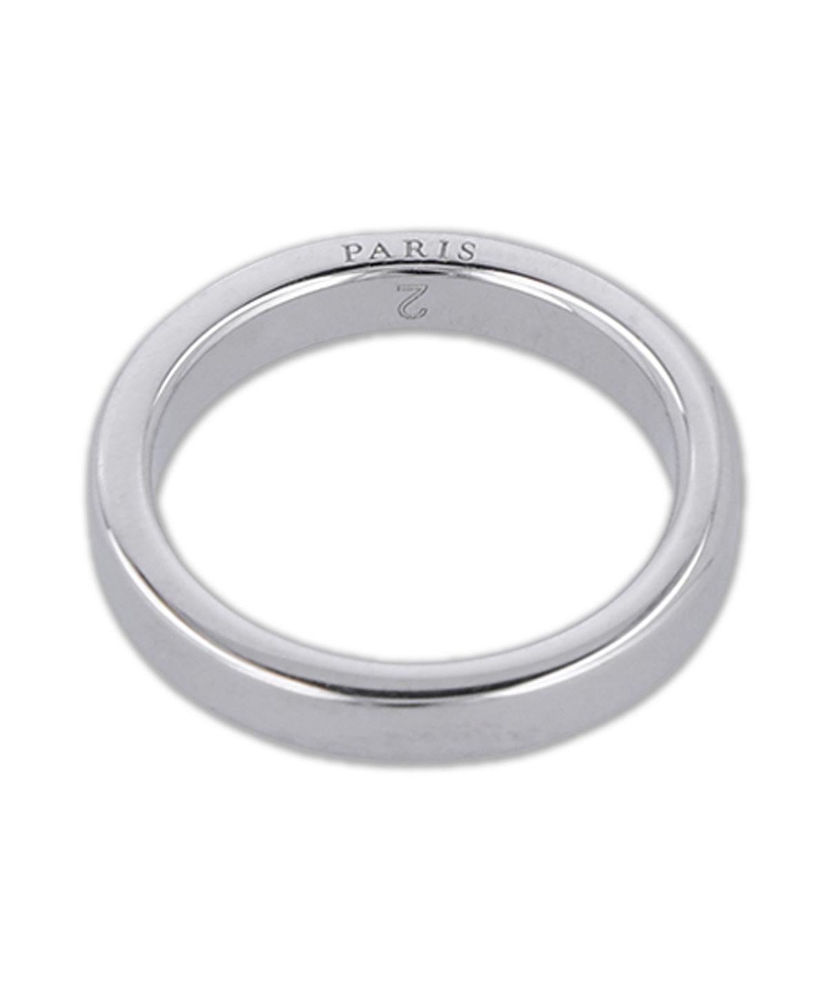 메종 마르지엘라(MAISON MARGIELA) 로고 레퍼런스 3MM 반지 - 실버 / SM1UQ0122P8865102