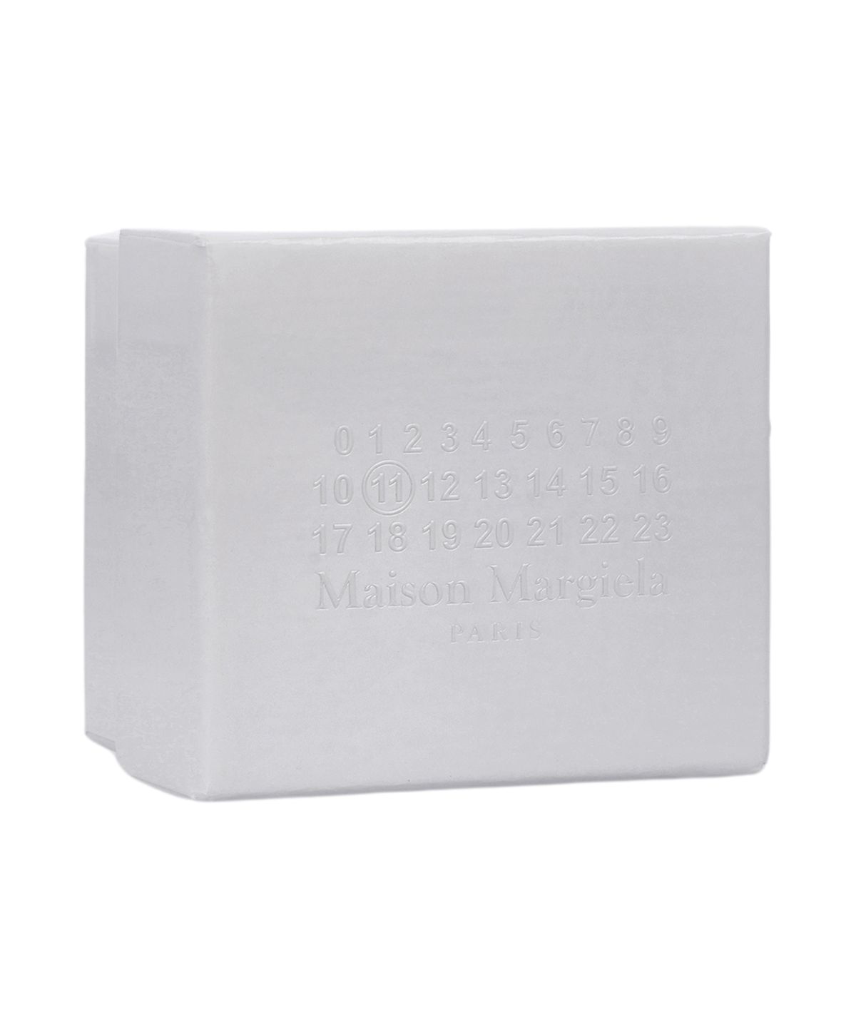 메종 마르지엘라(MAISON MARGIELA) 로고 레퍼런스 3MM 반지 - 실버 / SM1UQ0122P8865102
