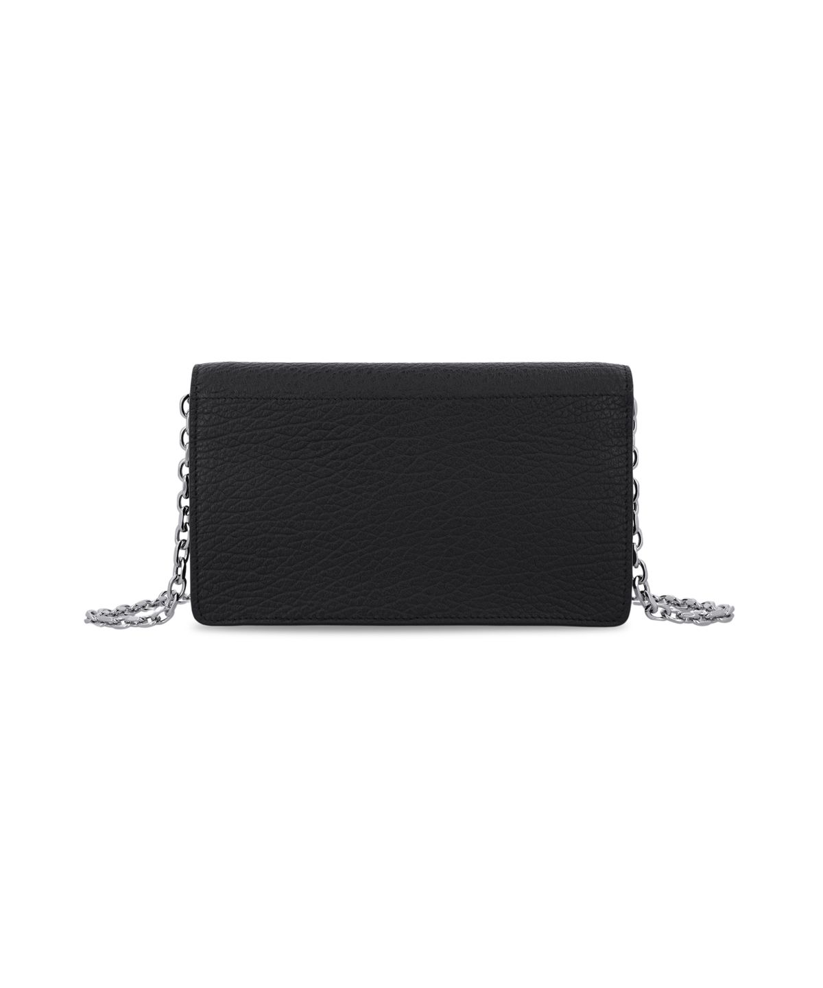 메종 마르지엘라(MAISON MARGIELA) 미디움 4 스티치 체인 지갑 - 블랙 / SA3UI0008P4455T8013