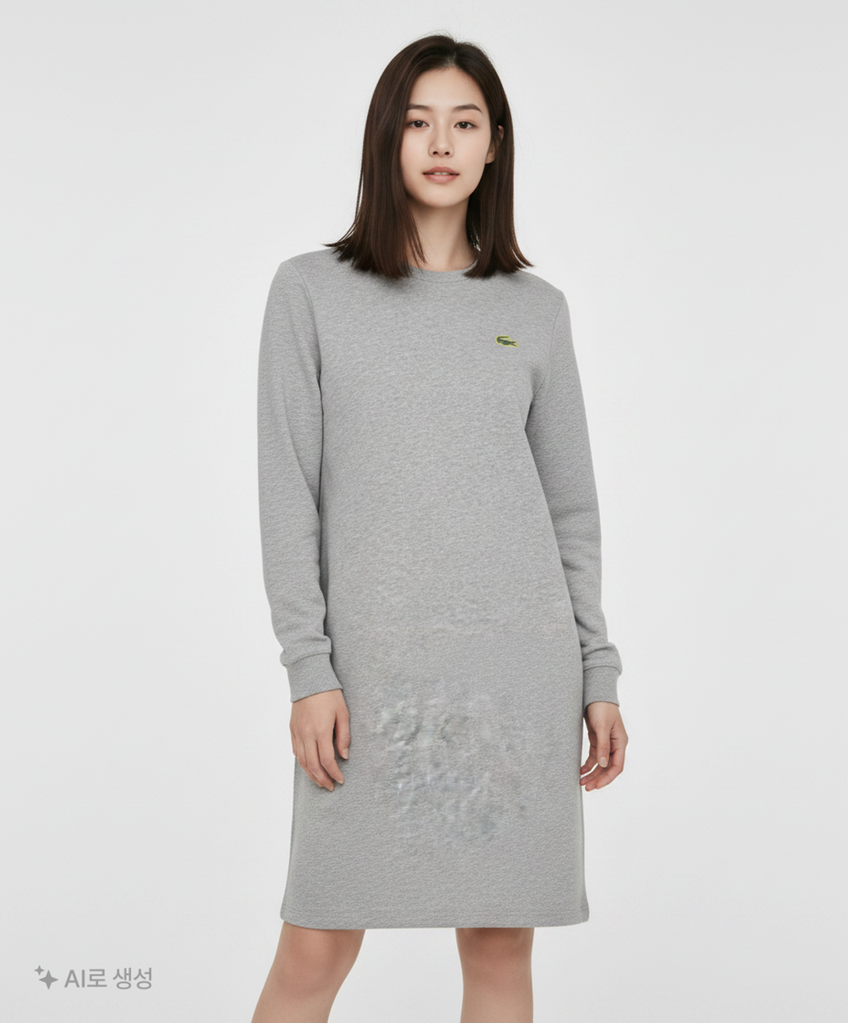 라코스테(LACOSTE) 여성 크루넥 스웨트셔츠 원피스 EF2611-20C_166 34
