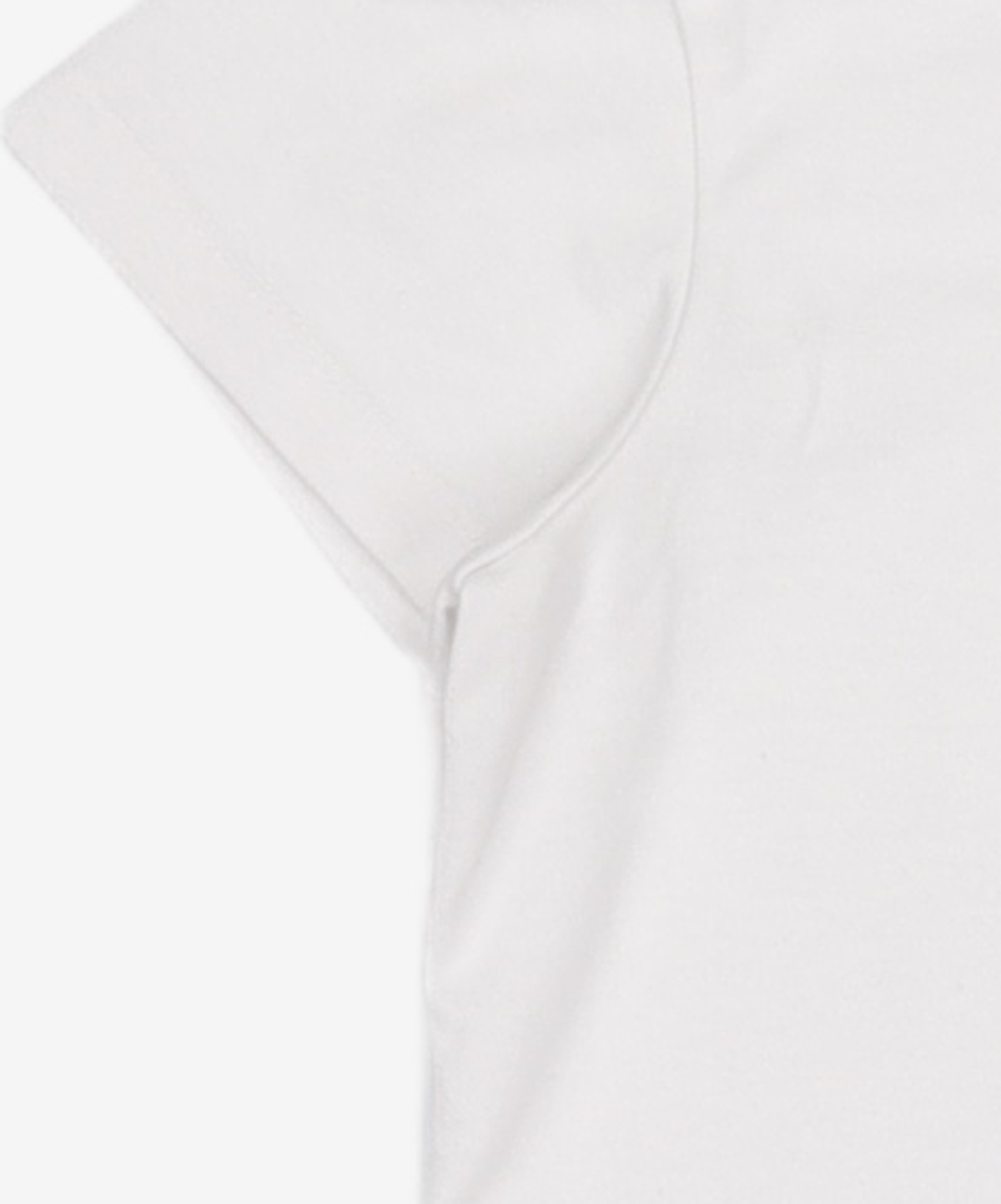 우알롱(WOOALONG) Signature soft slim line T-shirt - WHITE S
