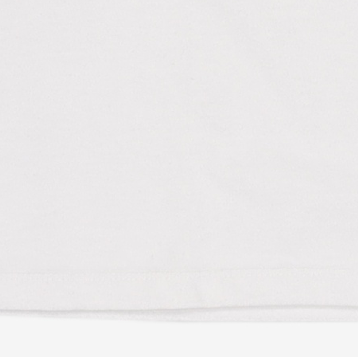 우알롱(WOOALONG) Signature soft slim line T-shirt - WHITE S