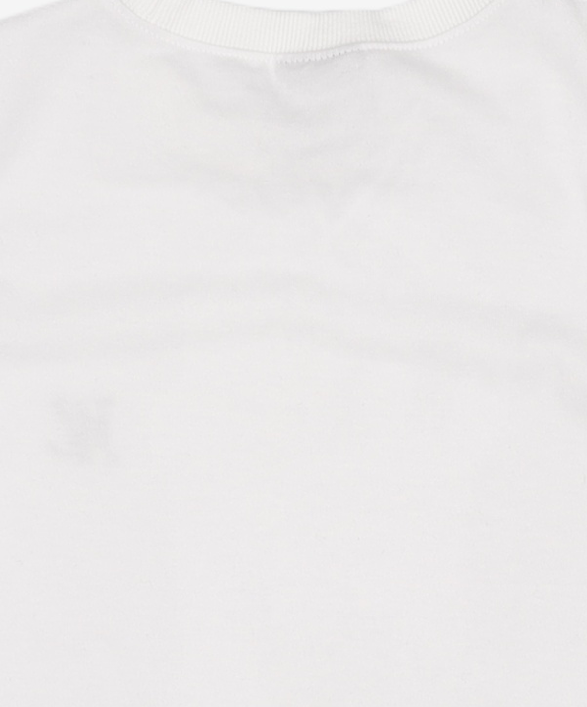 우알롱(WOOALONG) Signature soft slim line T-shirt - WHITE S