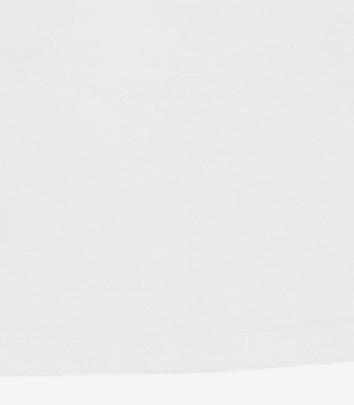 우알롱(WOOALONG) Signature soft slim line T-shirt - WHITE S