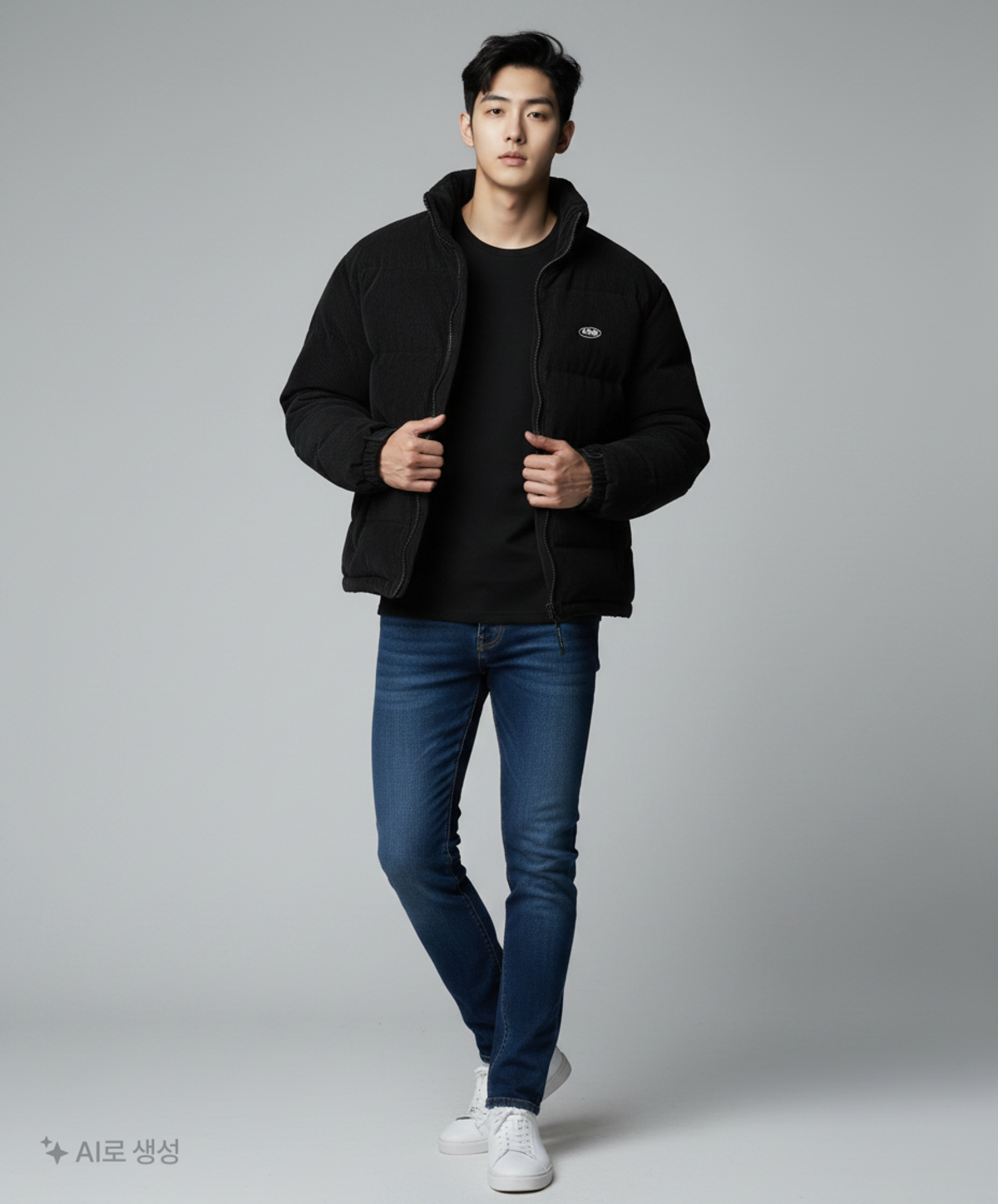 미니멀프로젝트(MINIMALPROJECT) 미니멀 MNP 코듀로이 푸퍼 숏패딩 MPJ101 [BLACK] L