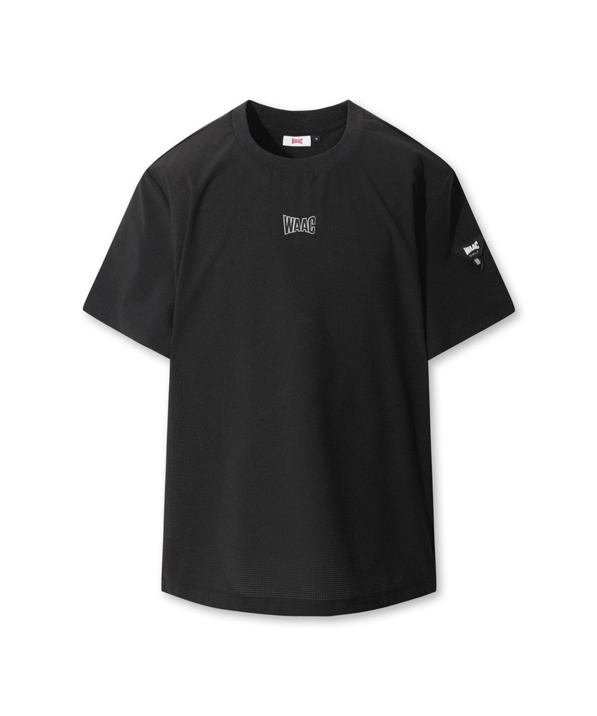 왁(WAAC) PLAYER S EDITION Men Mockneck Air Dot Pullover WMTCM26211BKX
