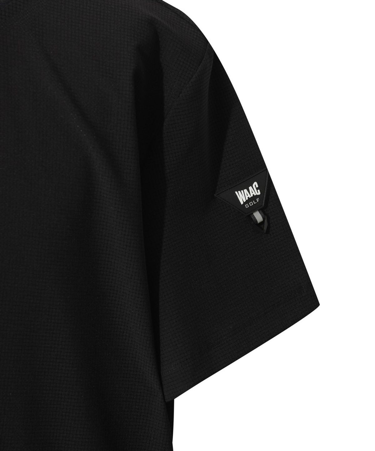 왁(WAAC) PLAYER S EDITION Men Mockneck Air Dot Pullover WMTCM26211BKX