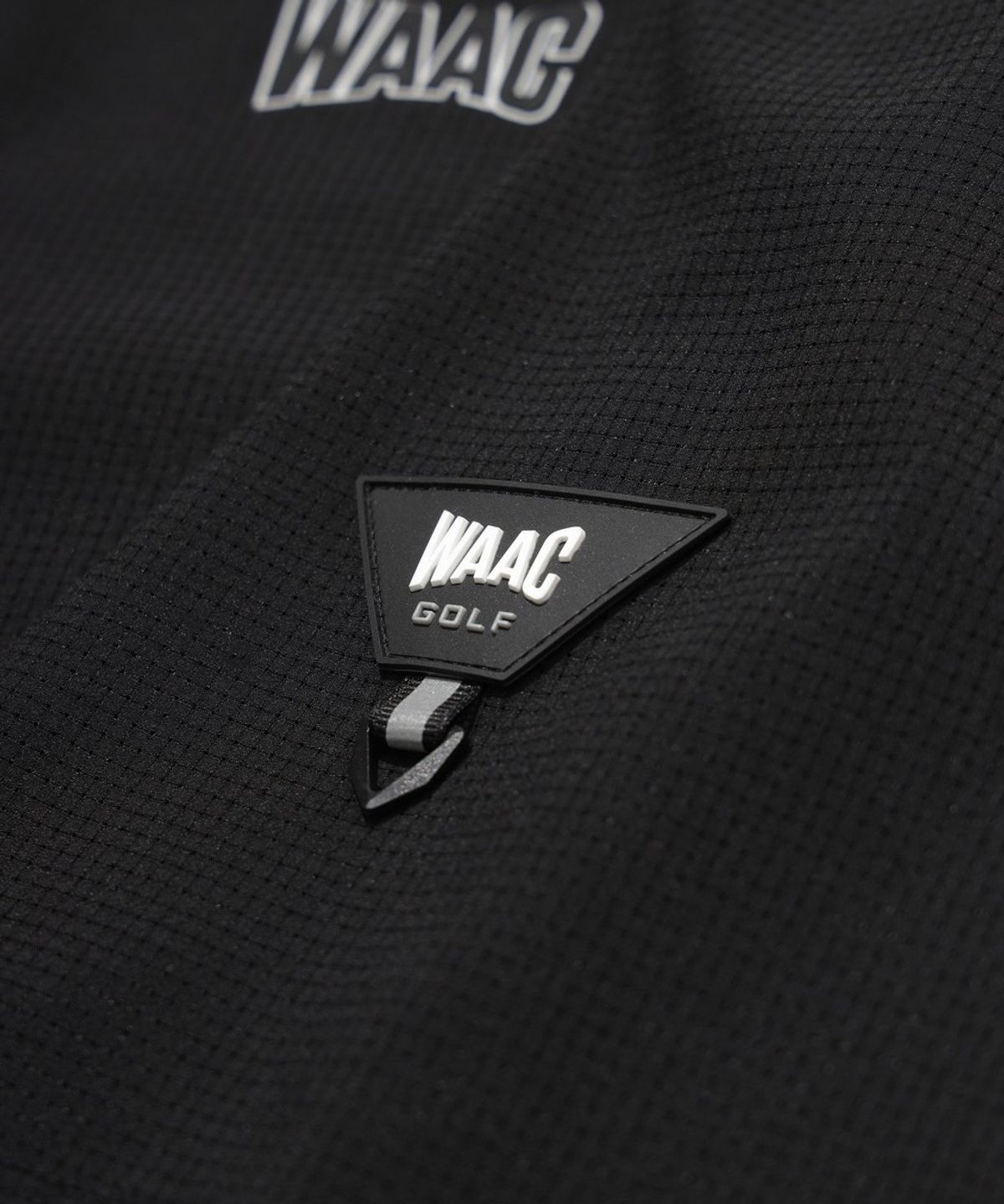 왁(WAAC) PLAYER S EDITION Men Mockneck Air Dot Pullover WMTCM26211BKX