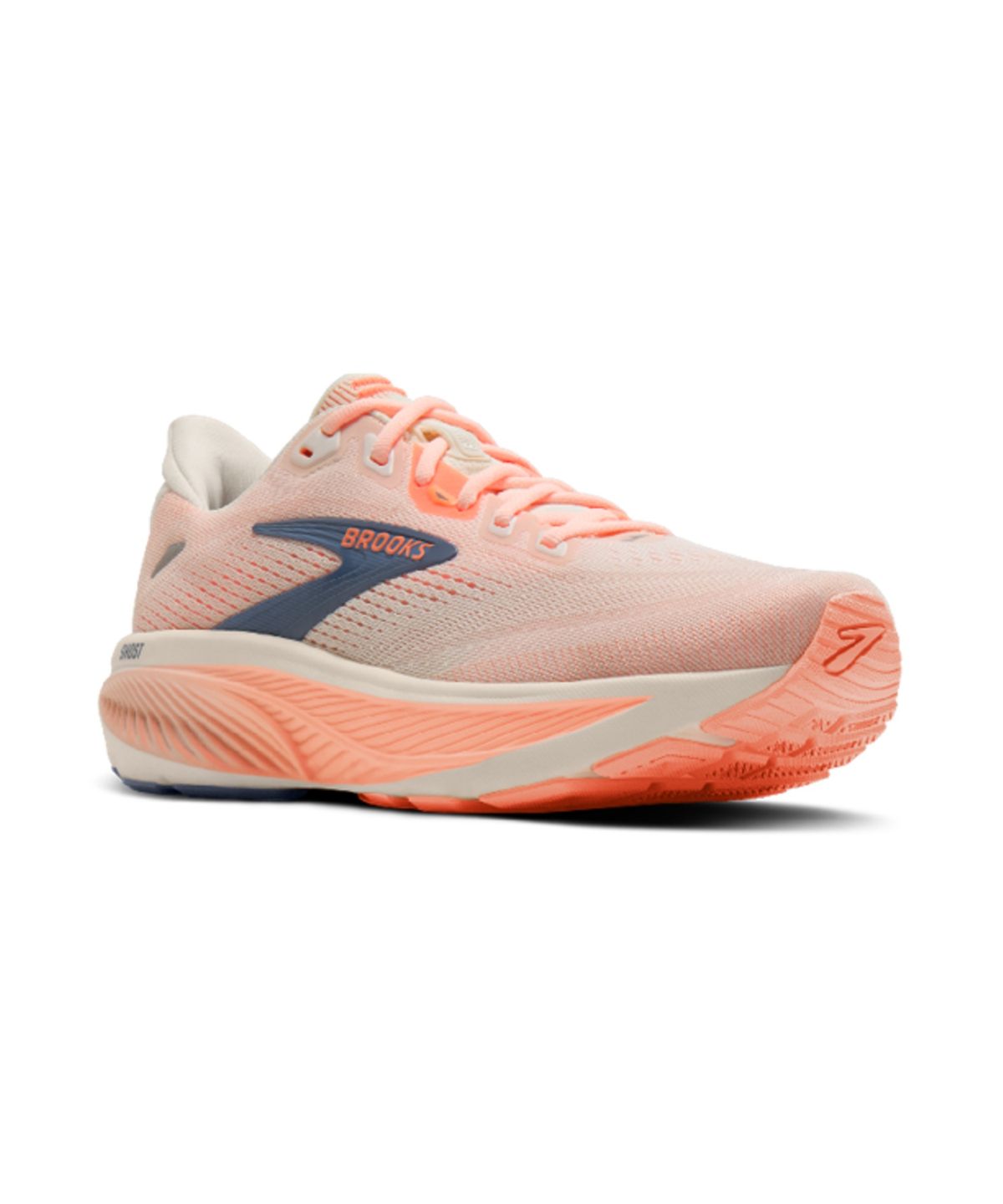 브룩스러닝(BROOKS RUNNING) 여성 고스트 18 와이드 - 스타 화이트 / 1204821D161