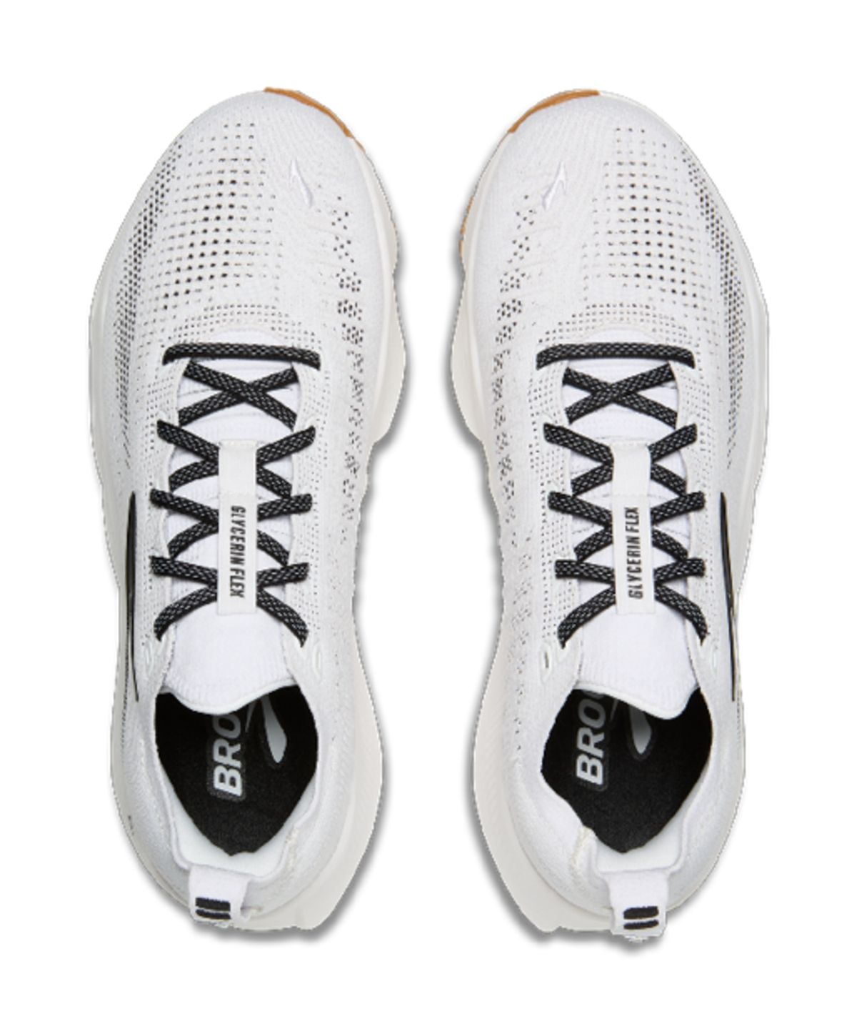 브룩스러닝(BROOKS RUNNING) 남성 글리세린 플렉스 미디움 - 화이트 / 1104781D187