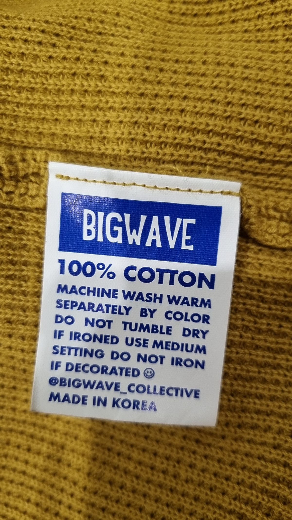 빅웨이브 컬렉티브(BIGWAVE COLLECTIVE) 카디건 XL