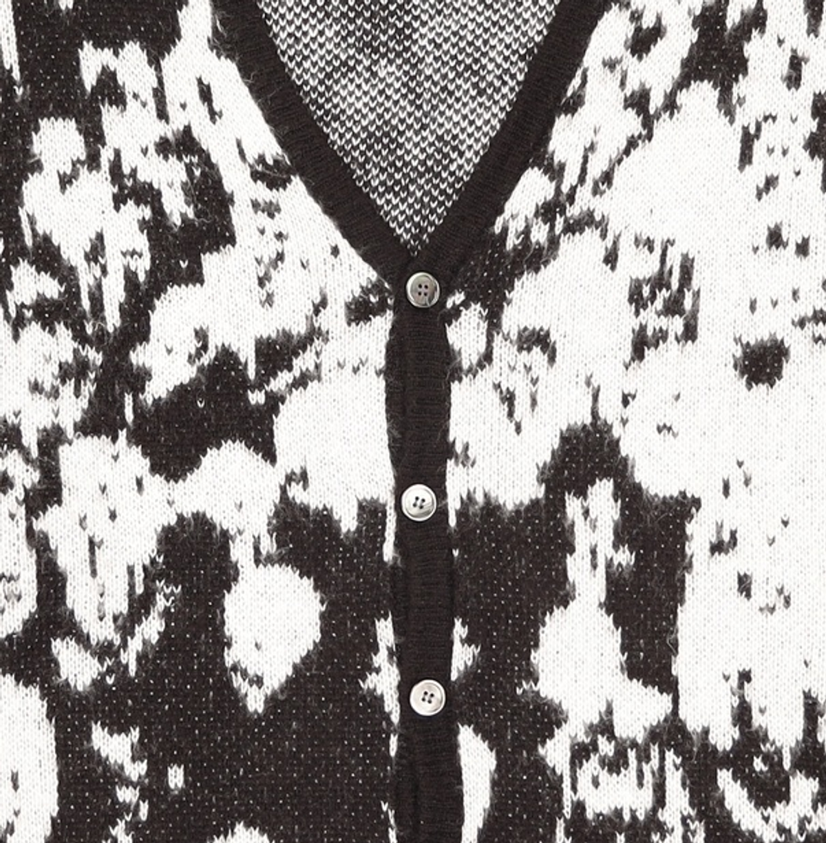 노매뉴얼(NOMANUAL) PPS HAIRY CARDIGAN - BLACK L