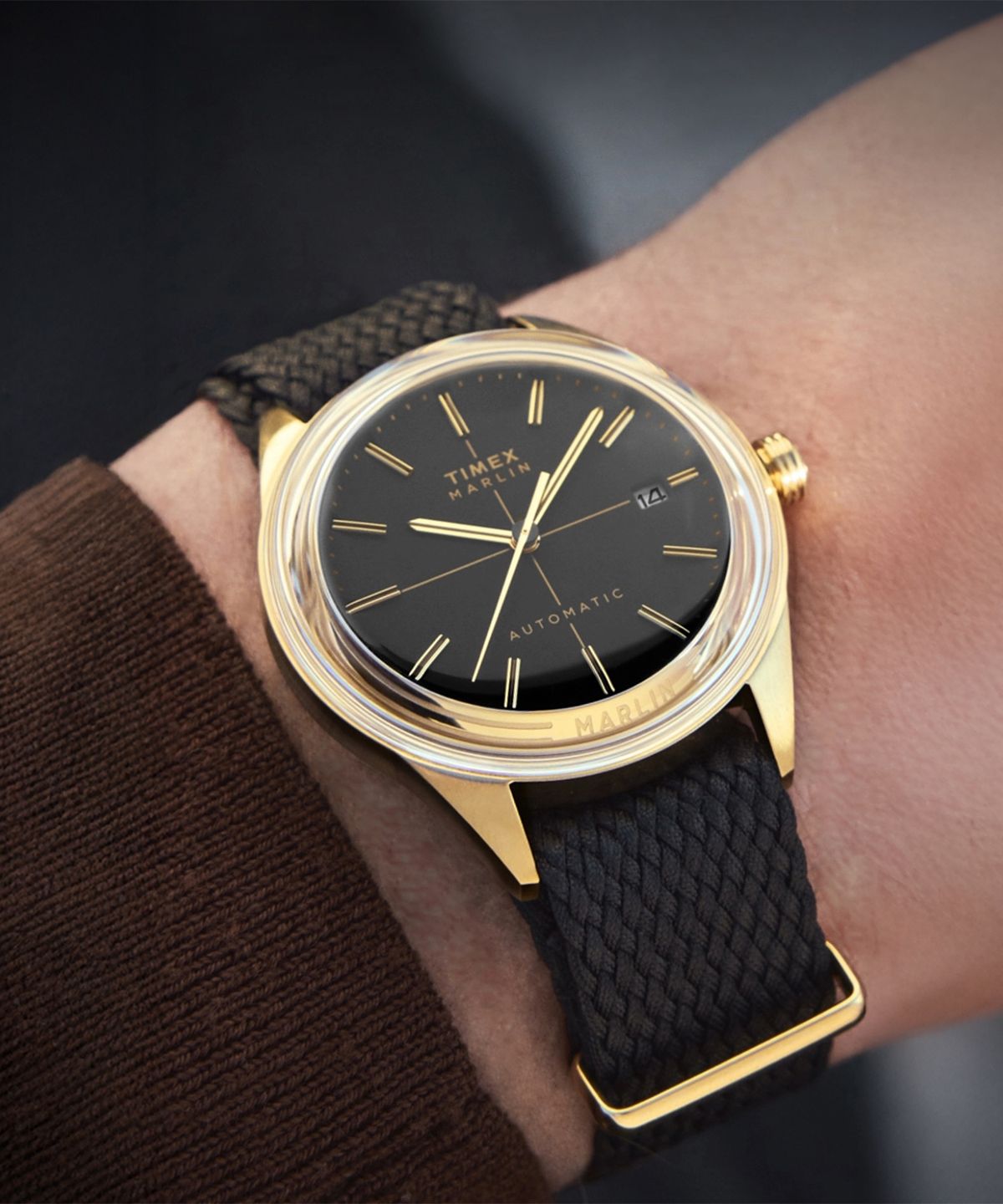 타이맥스(TIMEX) 멀린 젯 오토매틱 레트로시계 38mm