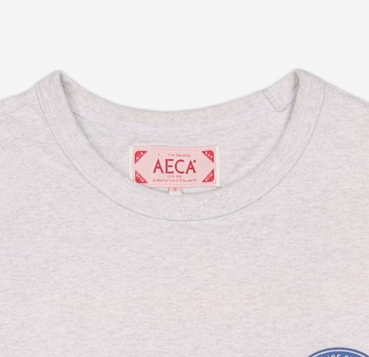 에이카화이트(AECA) 반소매 티셔츠 S