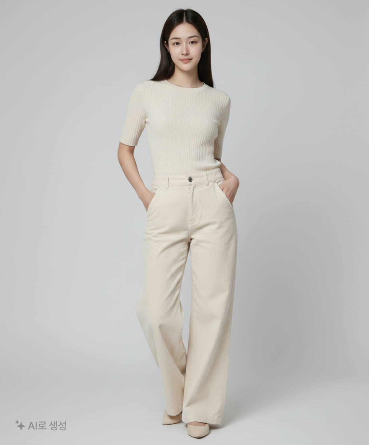 유니클로(UNIQLO) 코튼 팬츠 S