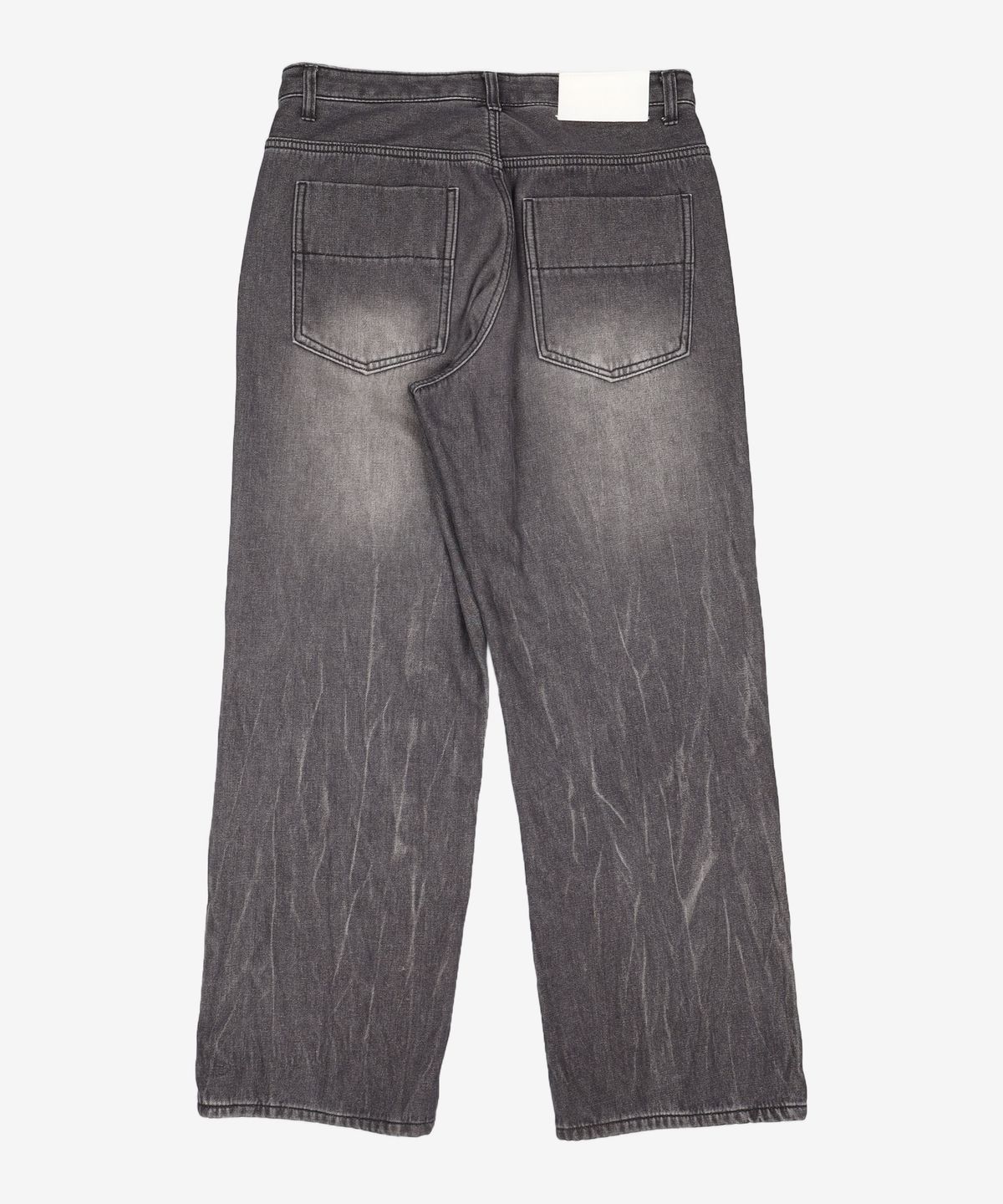 데케트(DECET) Mid Rise Wide Jeans DCPT027BlackCenter 32