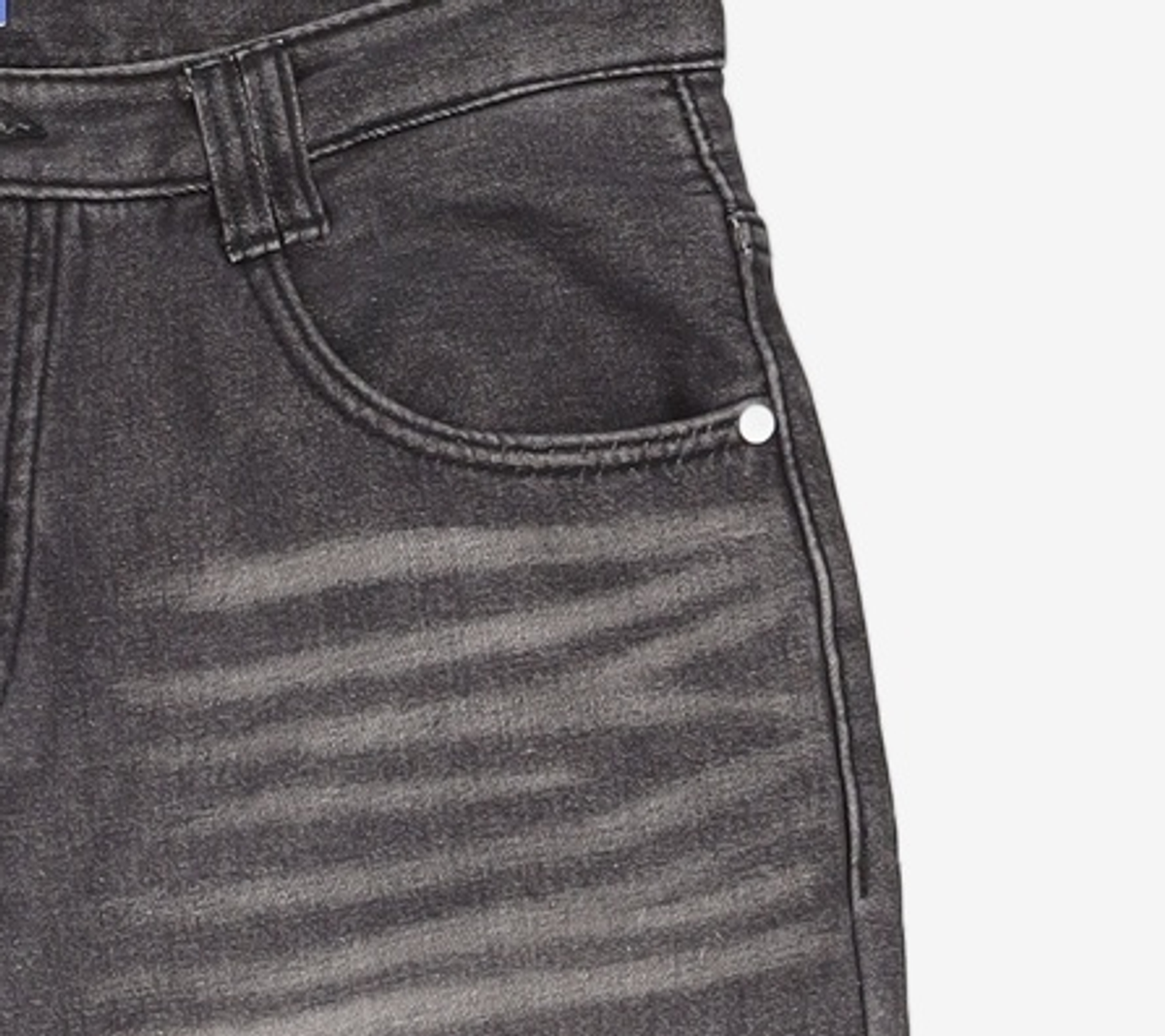 데케트(DECET) Mid Rise Wide Jeans DCPT027BlackCenter 32