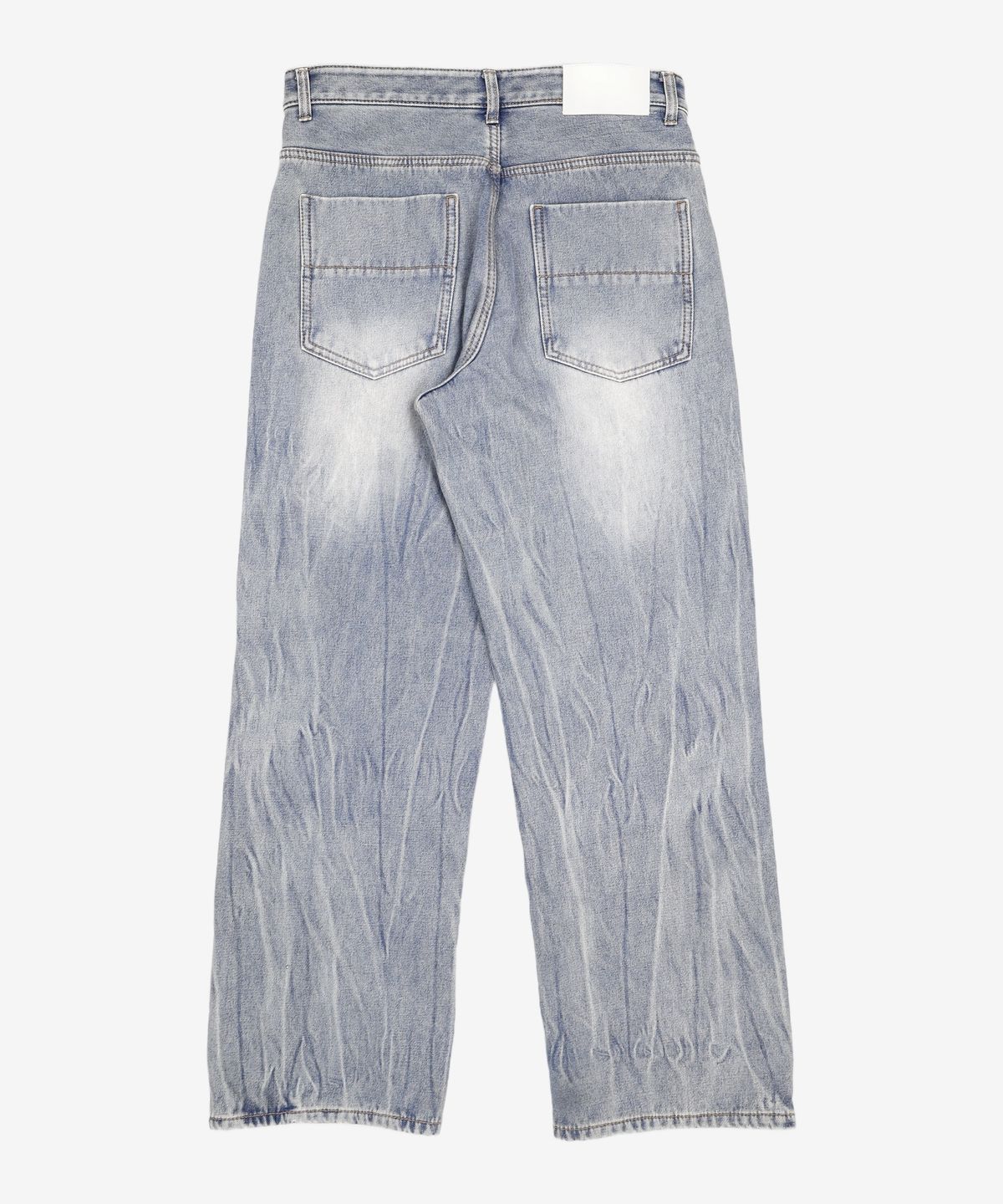 데케트(DECET) Mid Rise Wide Jeans DCPT027BlueCenter 32