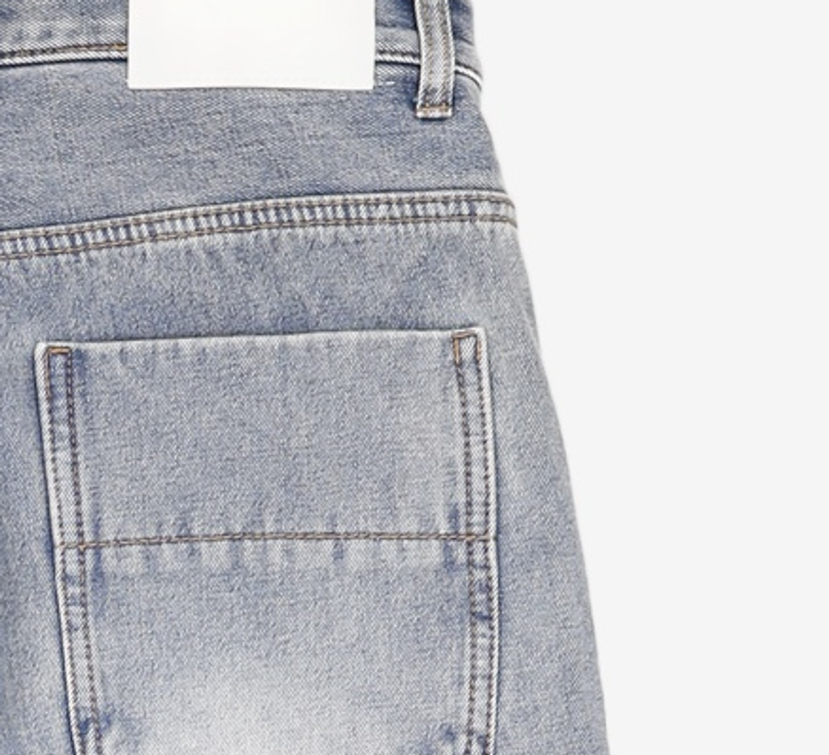 데케트(DECET) Mid Rise Wide Jeans DCPT027BlueCenter 32