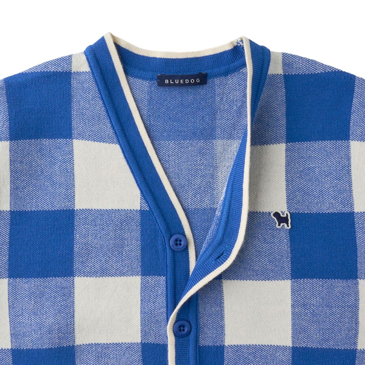 블루독(BLUEDOG) 체크고방가디건 (26A15-200-01)