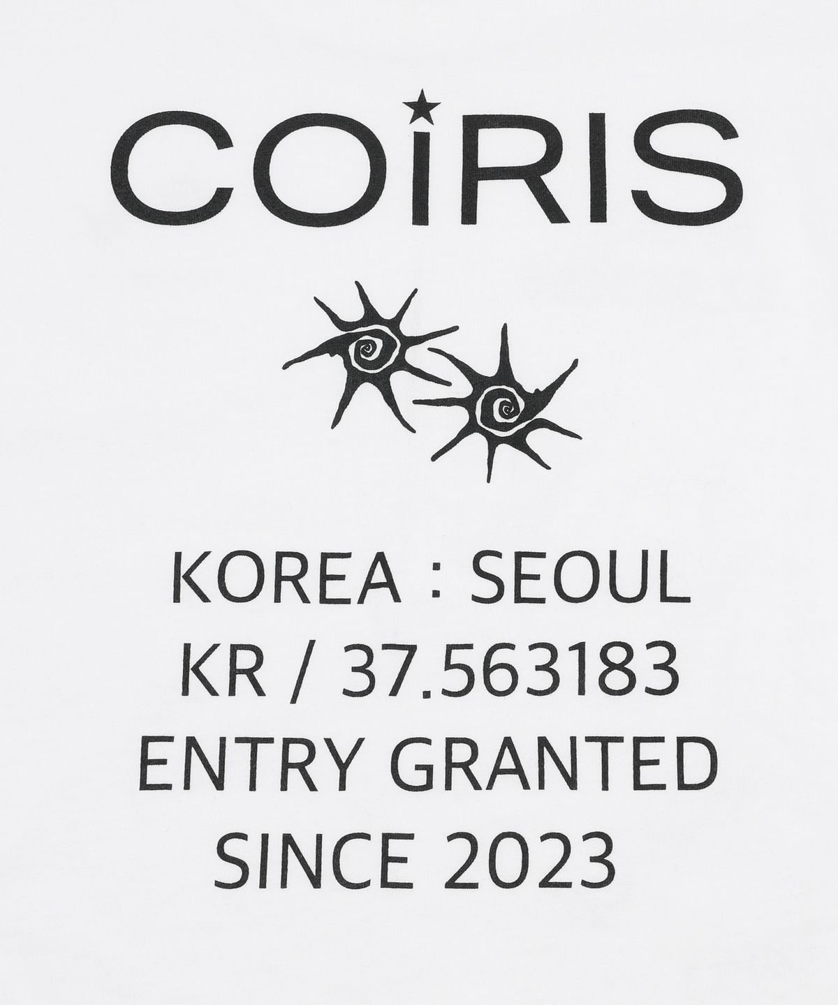 코이리스(COIRIS) 서울 시티 아카이브 롱 슬리브 티 (2컬러)