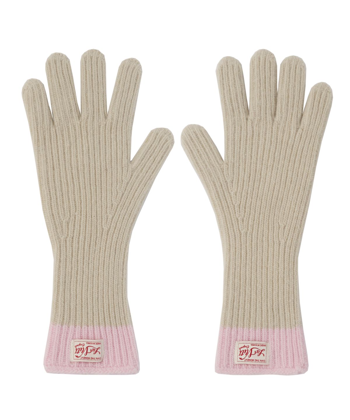 블레티(VLETI) Cashmere Whole Garment Stripe Knit Gloves (6colors)