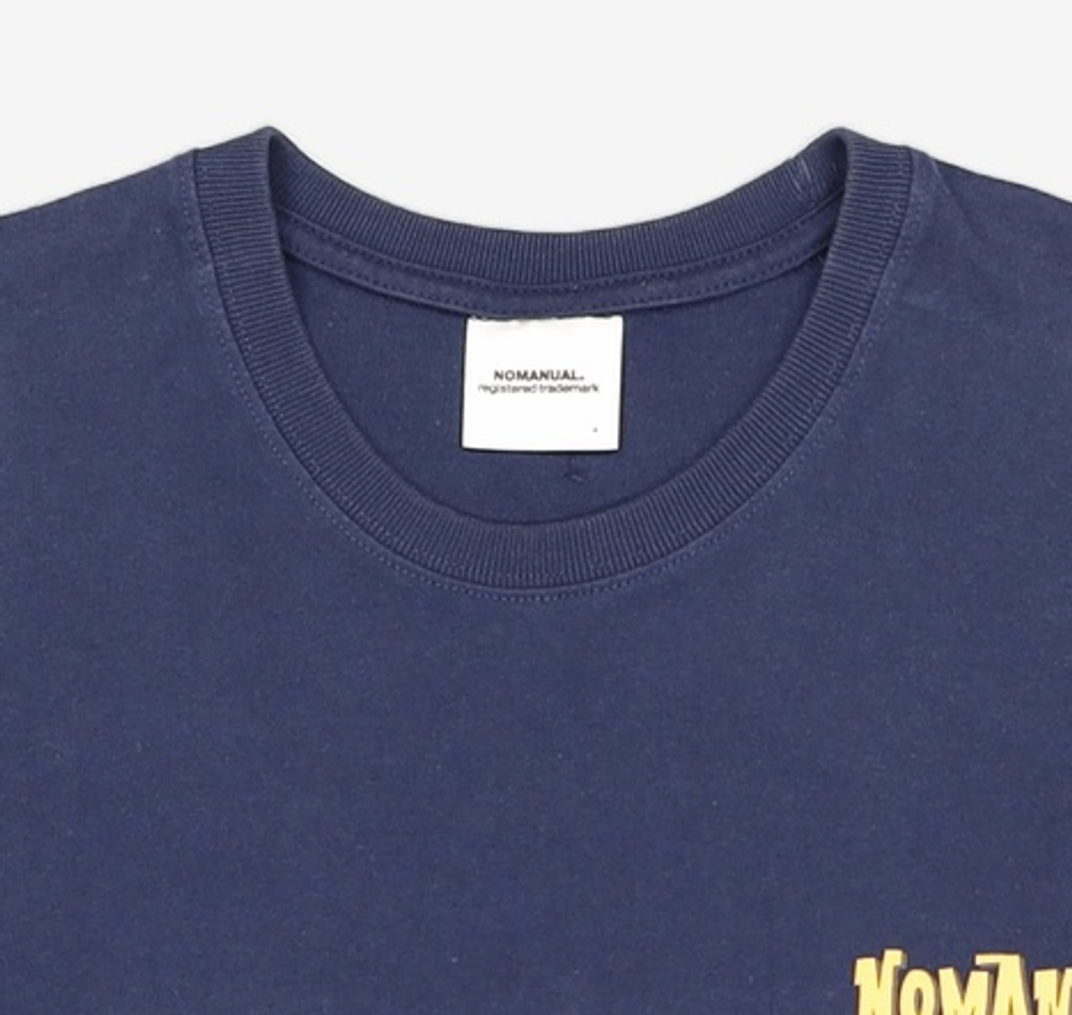 노매뉴얼(NOMANUAL) DOODLE LOGO T-SHIRT - BLACK 90