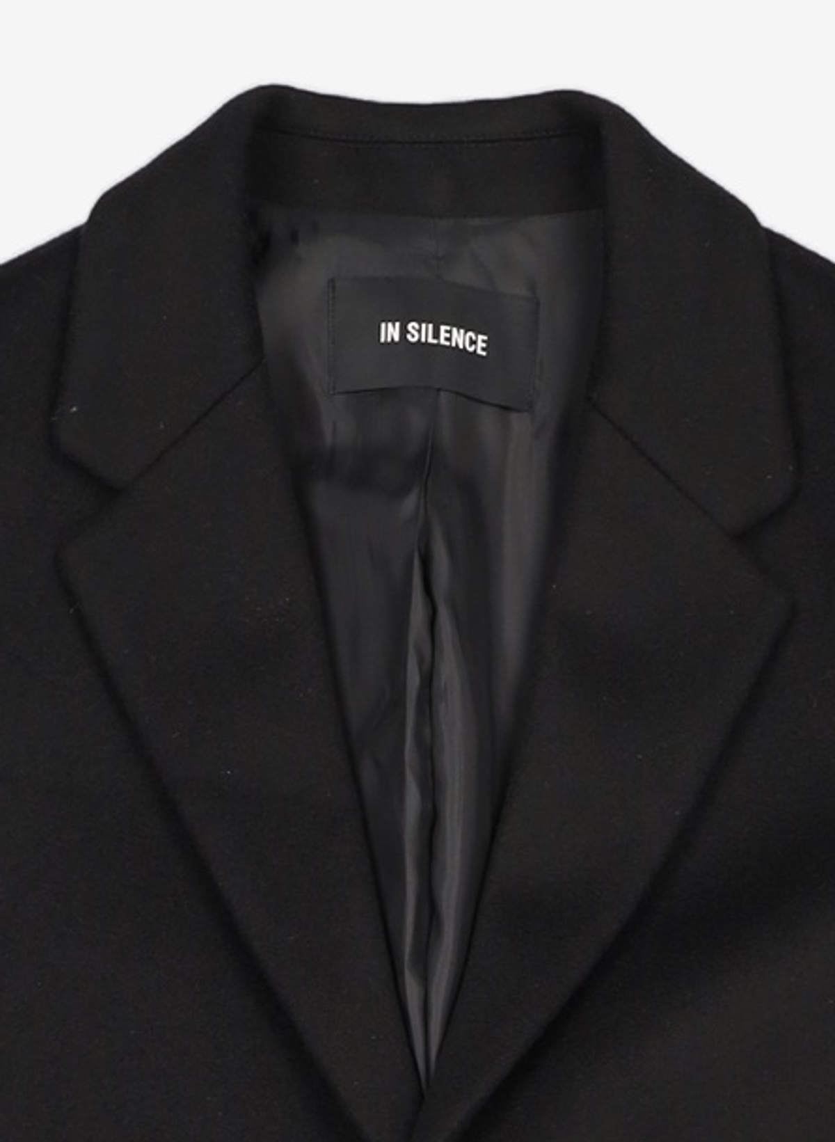 인사일런스(INSILENCE) 솔리스트 캐시미어 코트 BLACK L
