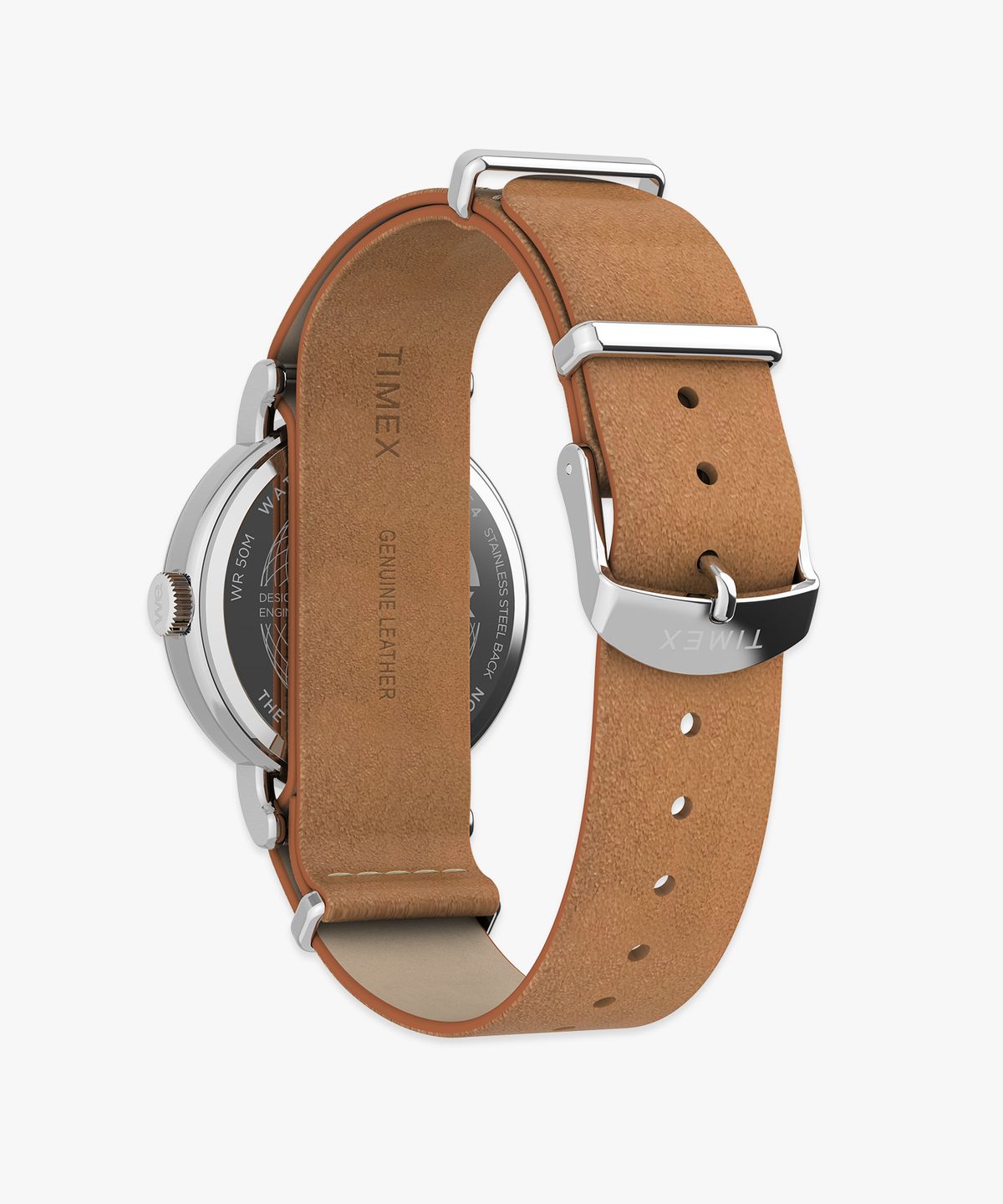 타이맥스(TIMEX) 위켄더 유니섹스 가죽손목시계 37mm