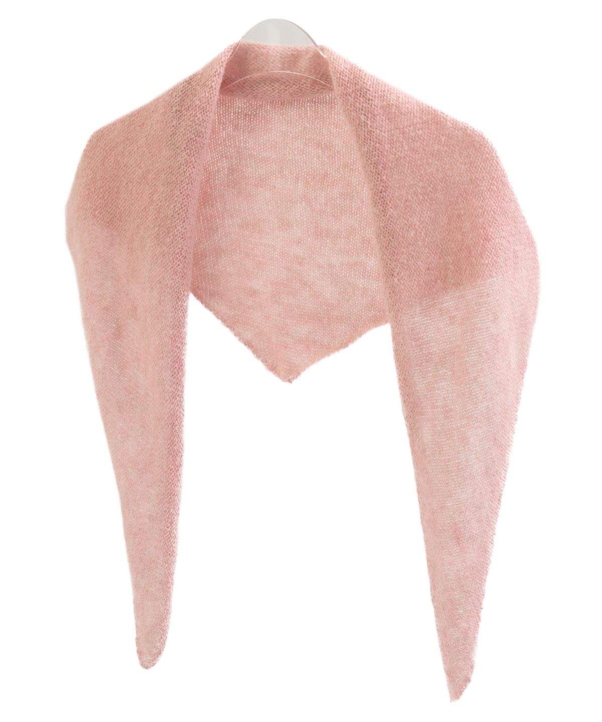 블레티(VLETI) Wool Round Neck knit Muffler Set (Pink)