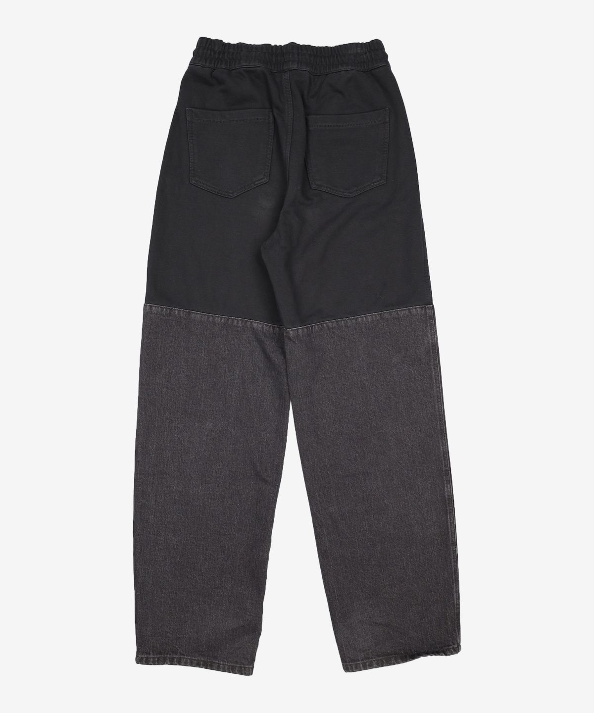 아모멘토(AMOMENTO) DRAWSTRING DENIM PANTS_BLACK S