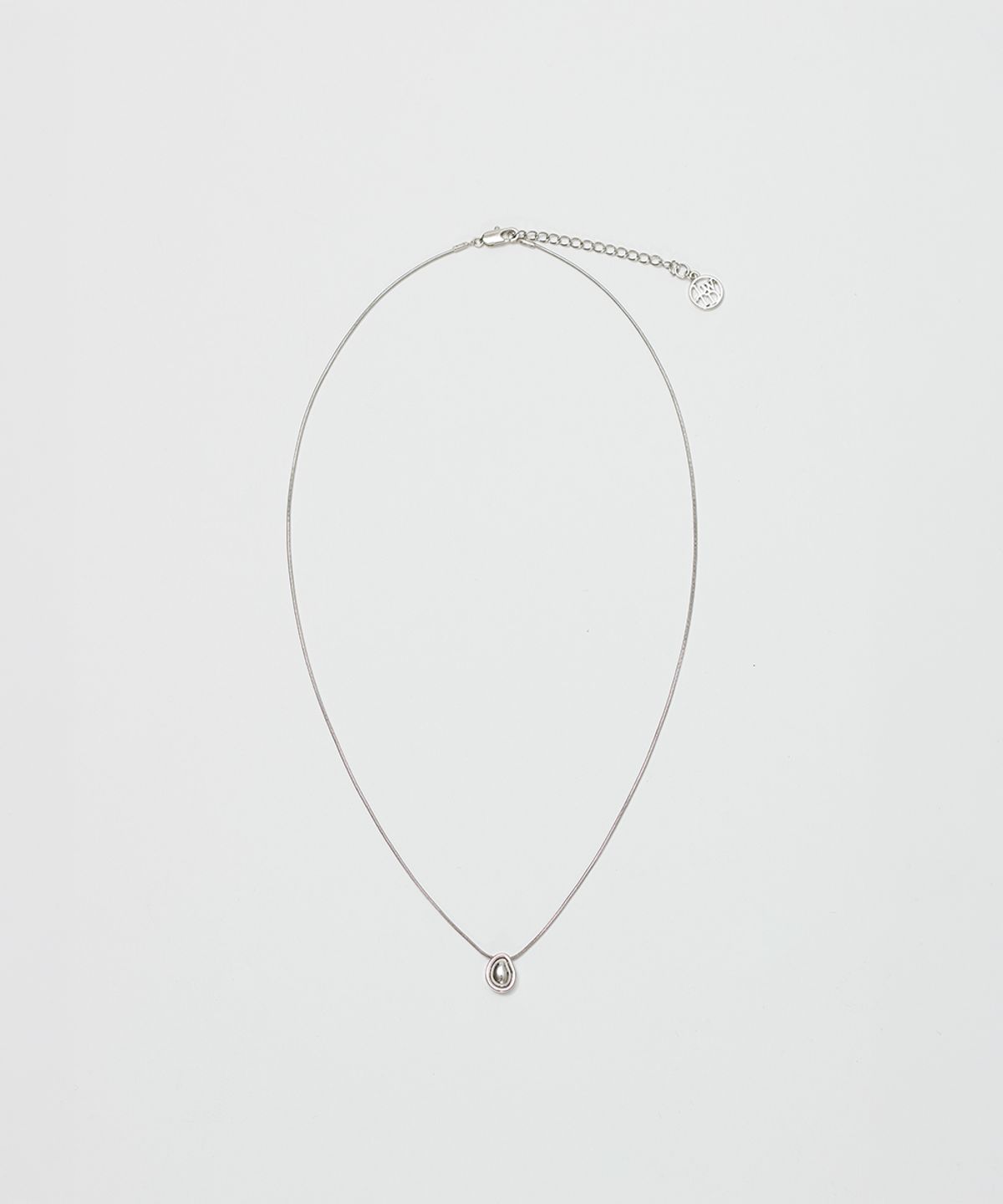 로우타이드(LOW TIDE) FLOW DROP NECKLACE [SILVER]