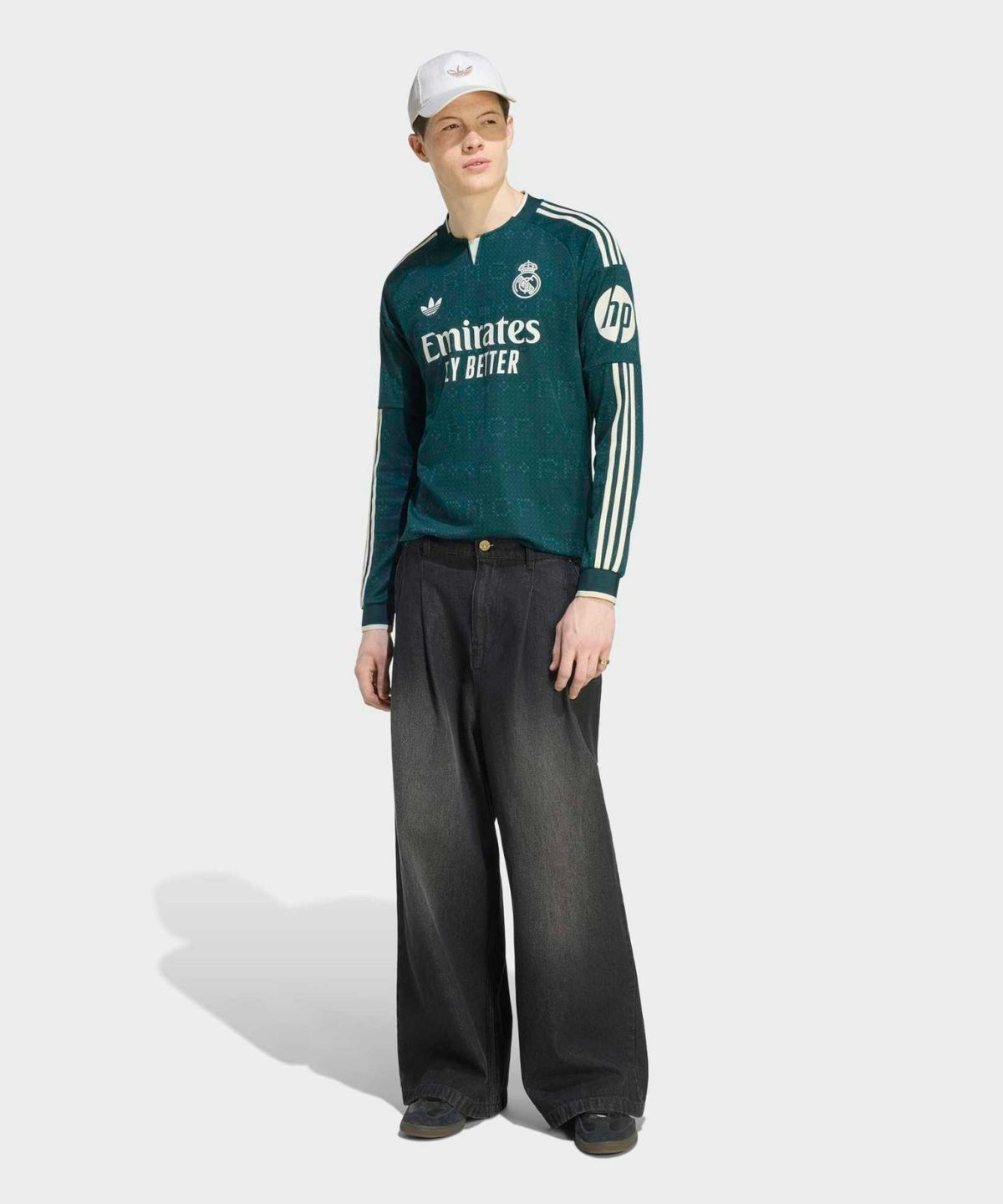 아디다스(ADIDAS) 레알 마드리드 26/27 롱 슬리브 어웨이 저지 - 아우라아이비 / KC3970