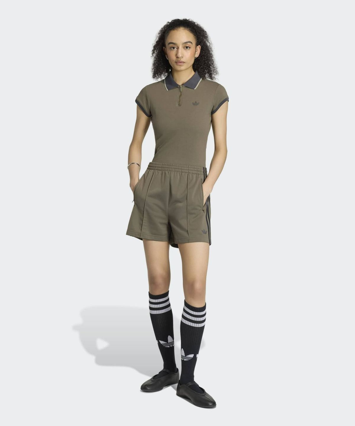 아디다스(ADIDAS) 파이어버드 클래식 숏 팬츠 - 블렌치:블랙 / KS4786