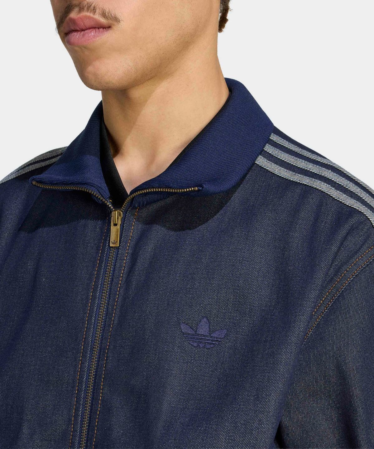 아디다스(ADIDAS) 파이어버드 로우 데님 트랙탑 - 인디고데님 / KS4971