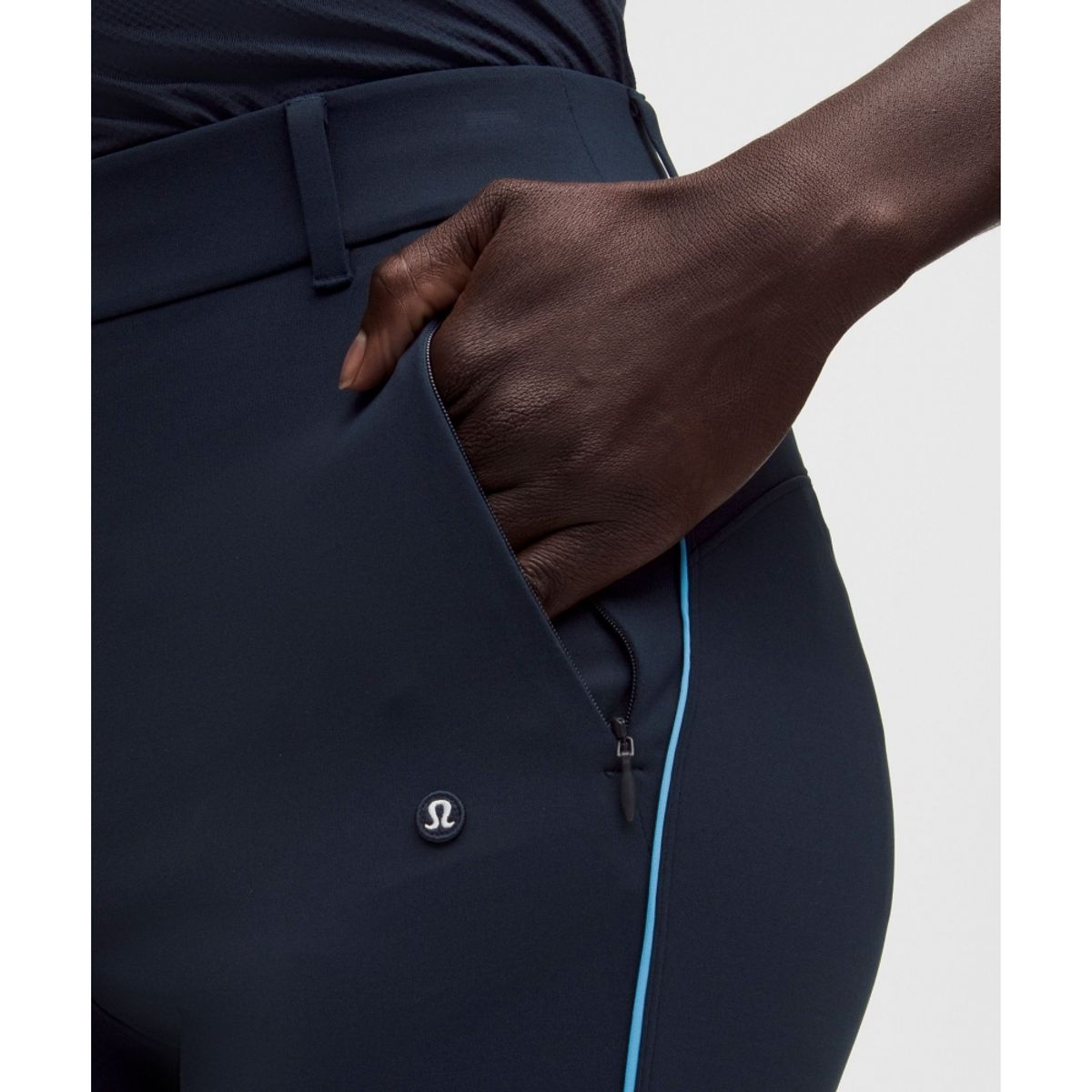 룰루레몬(LULULEMON) 하이라이즈 골프 풀온 크롭 팬츠 16inch  TRNV OAVE