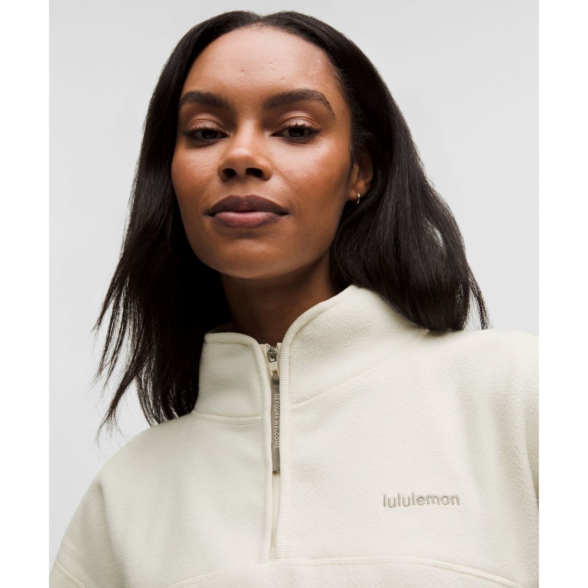 룰루레몬(LULULEMON) 텀블드 플리스 하프집 재킷  LTIV LTIV WSHG