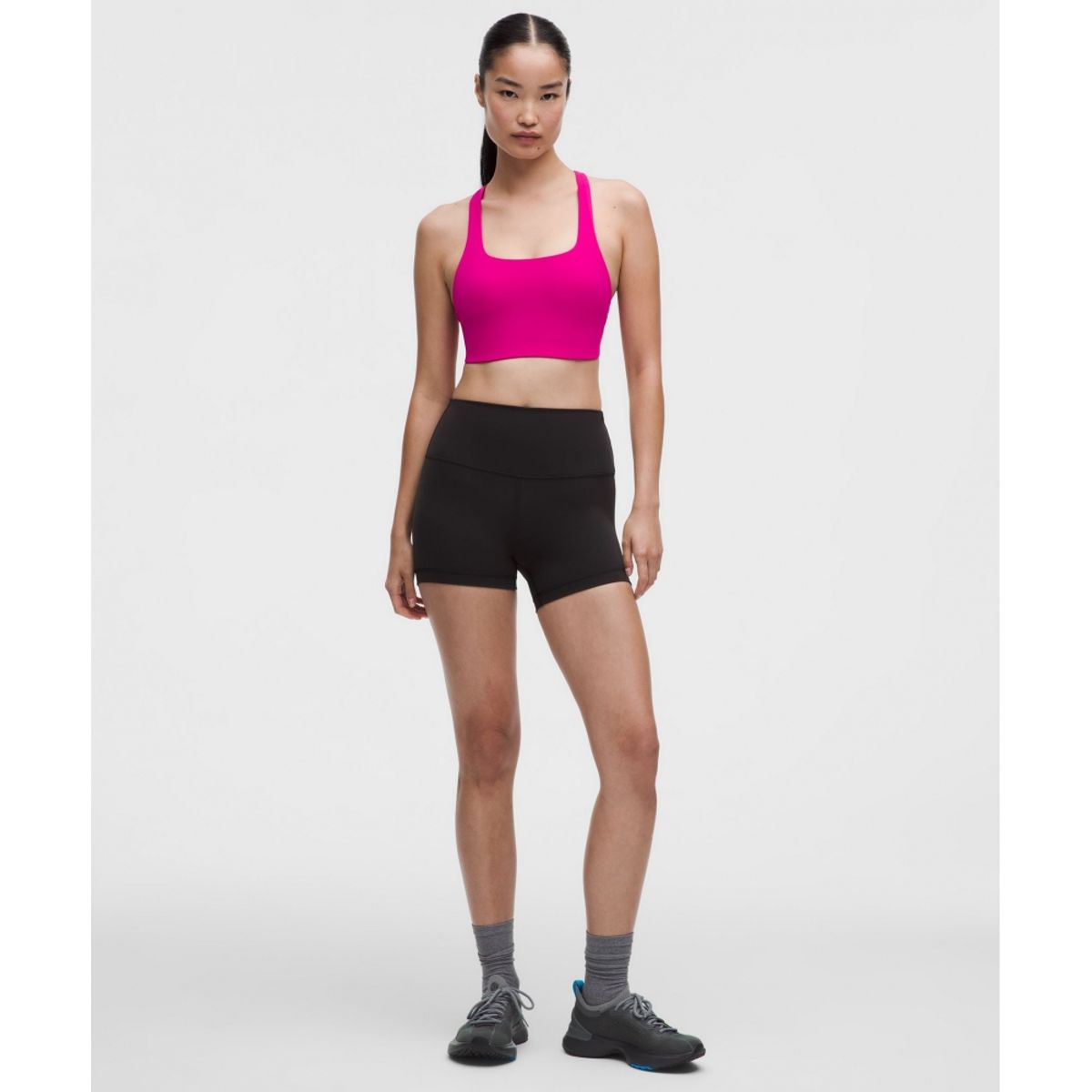 룰루레몬(LULULEMON) 올타임 히어로 스포츠 브라 *미디엄 서포트, B C컵  PFRE